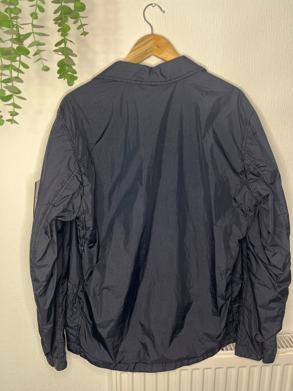 Stone Island 
Garment Dyed Crinkle Reps NY with Polartec Alpha Technology jacket