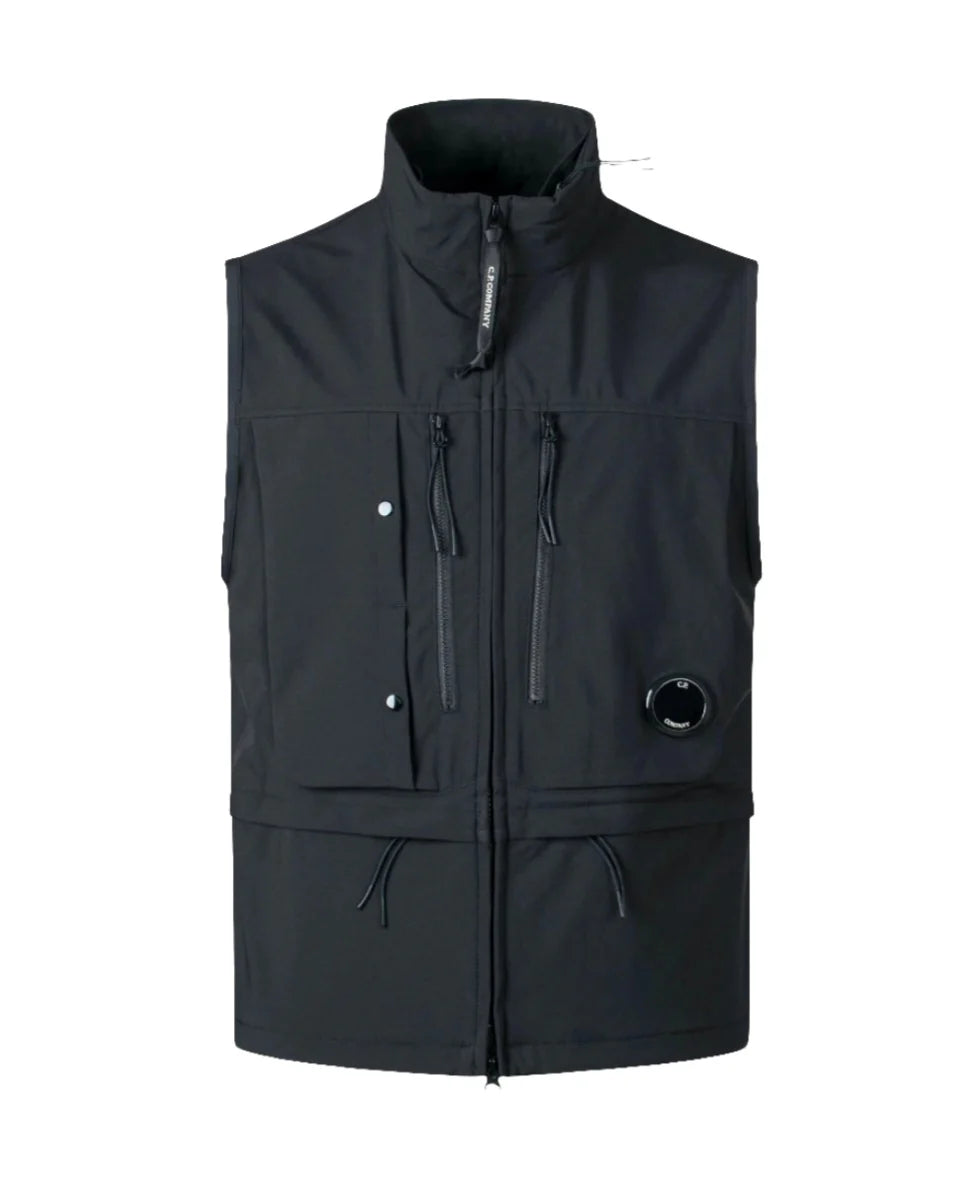 CP COMPANY SHELL UTILITY LENS GILET