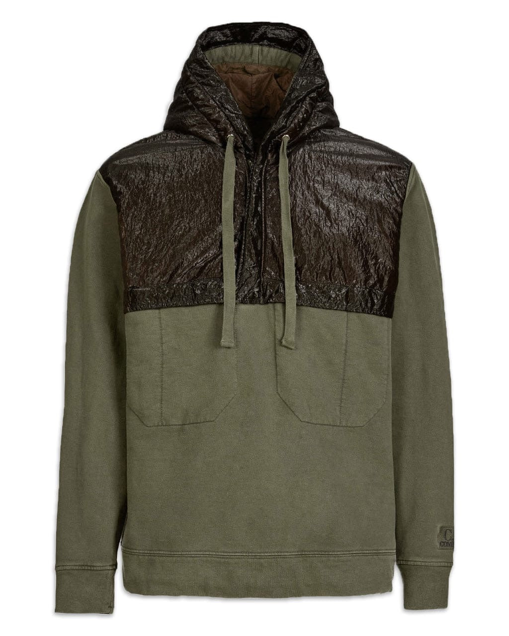 CP Company Hooded Diagonal Fleece Sweat.