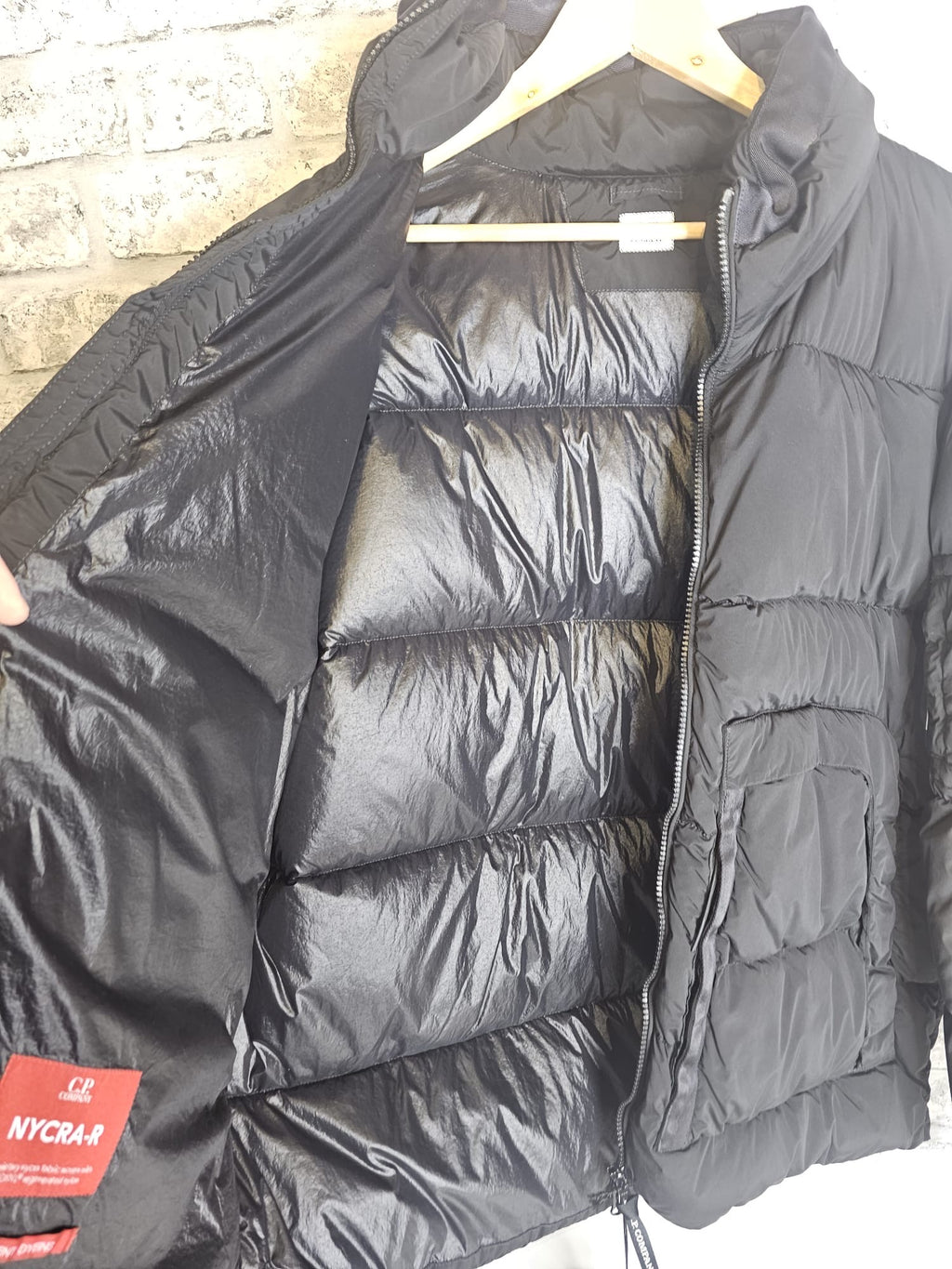 C.P Company Nycra - R Lens Jacket with foldable hood.