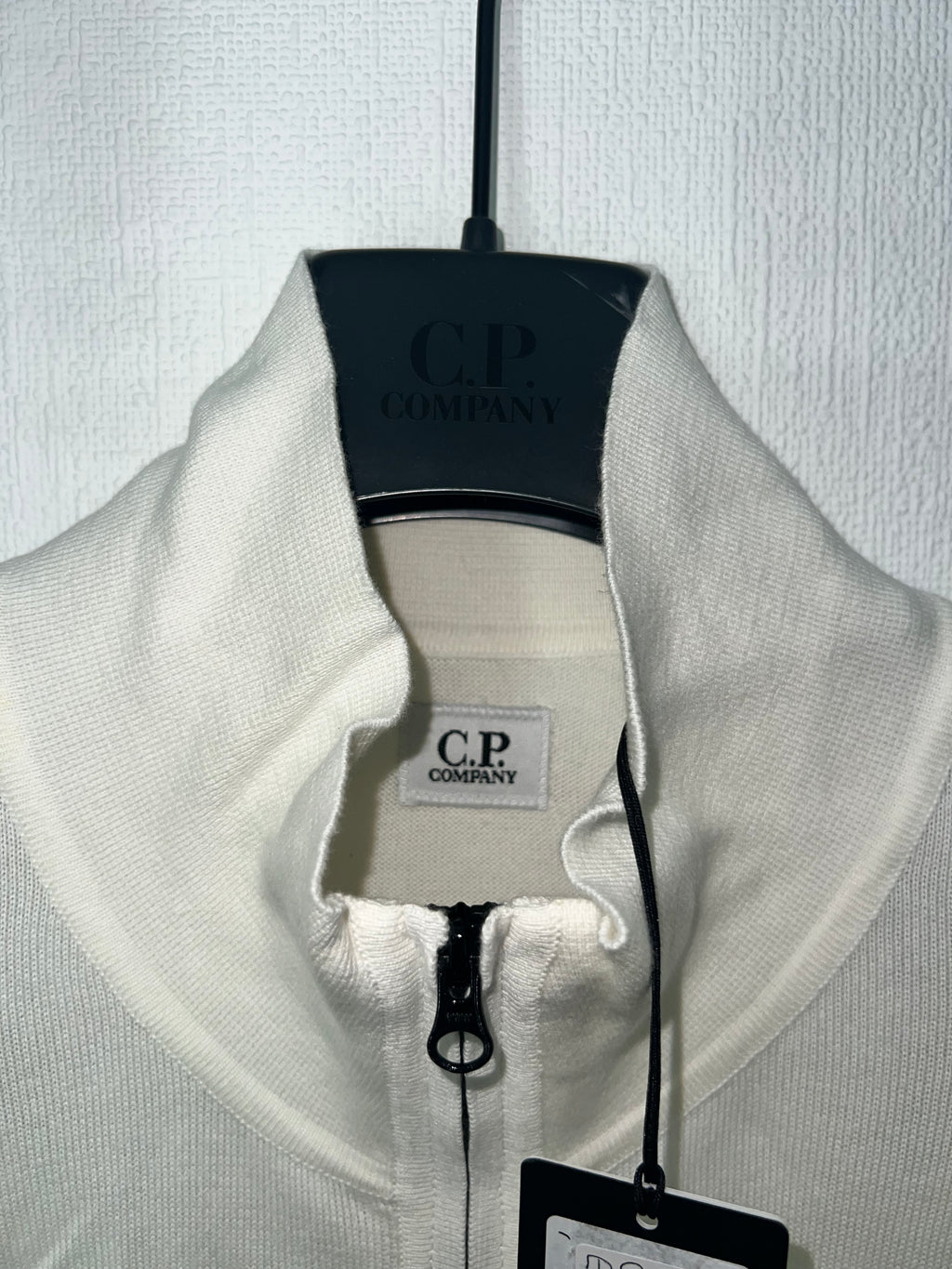 CP Company Quarter Zip Fine Knit Top