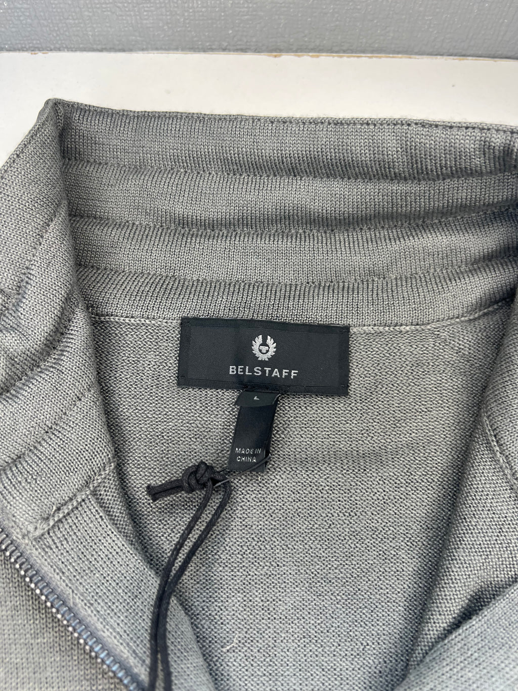 Belstaff Kenford Quarter Zip Jumper