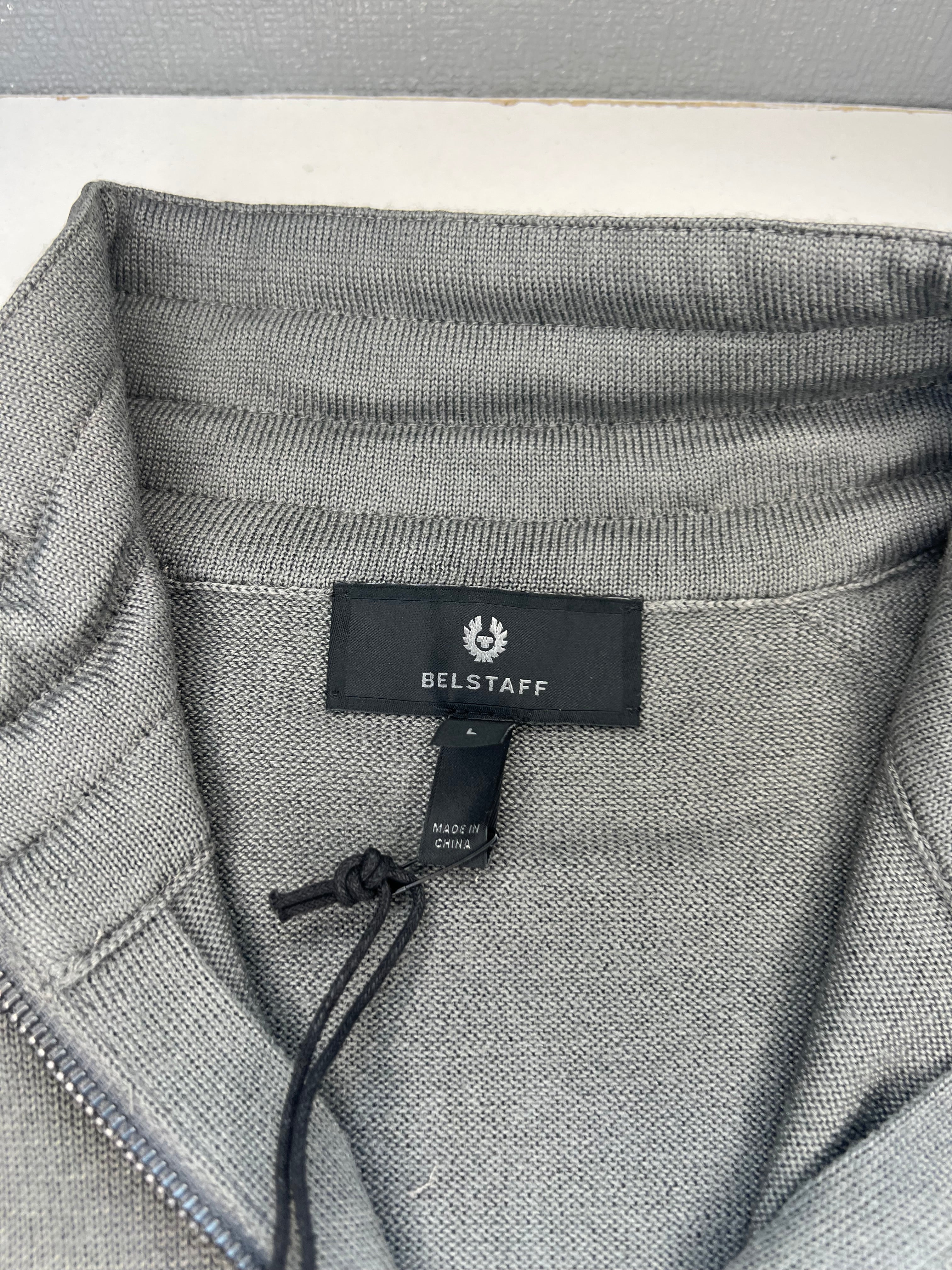 Belstaff Kenford Quarter Zip Jumper