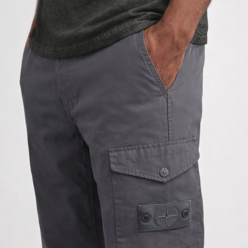 STONE ISLAND
GHOST PIECE Cotton Cargo Chinos