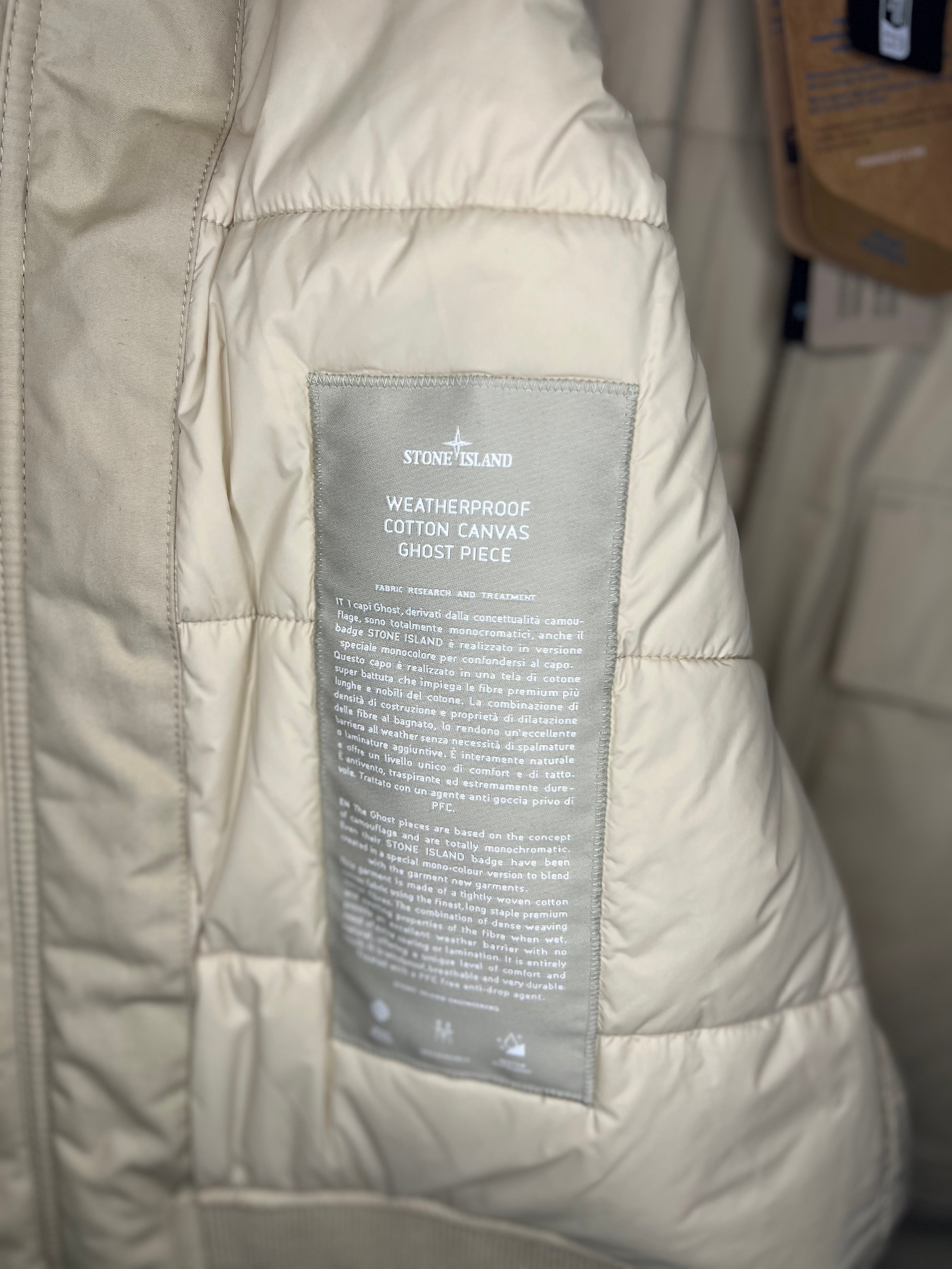 Weatherproof Cotton Canvas Ghost Piece Bomber