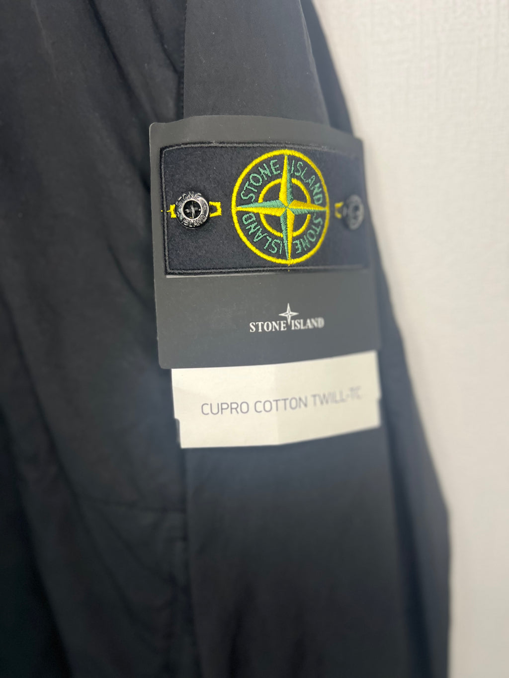 Stone Island Cupro Cotton Twill Jacket