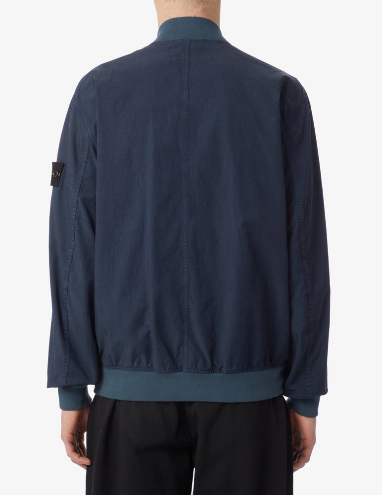 Stone Island Cupro Cotton Twill Jacket