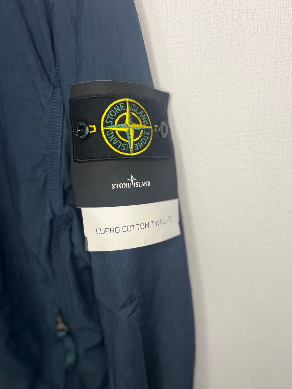 Stone Island Cupro Cotton Twill Jacket
