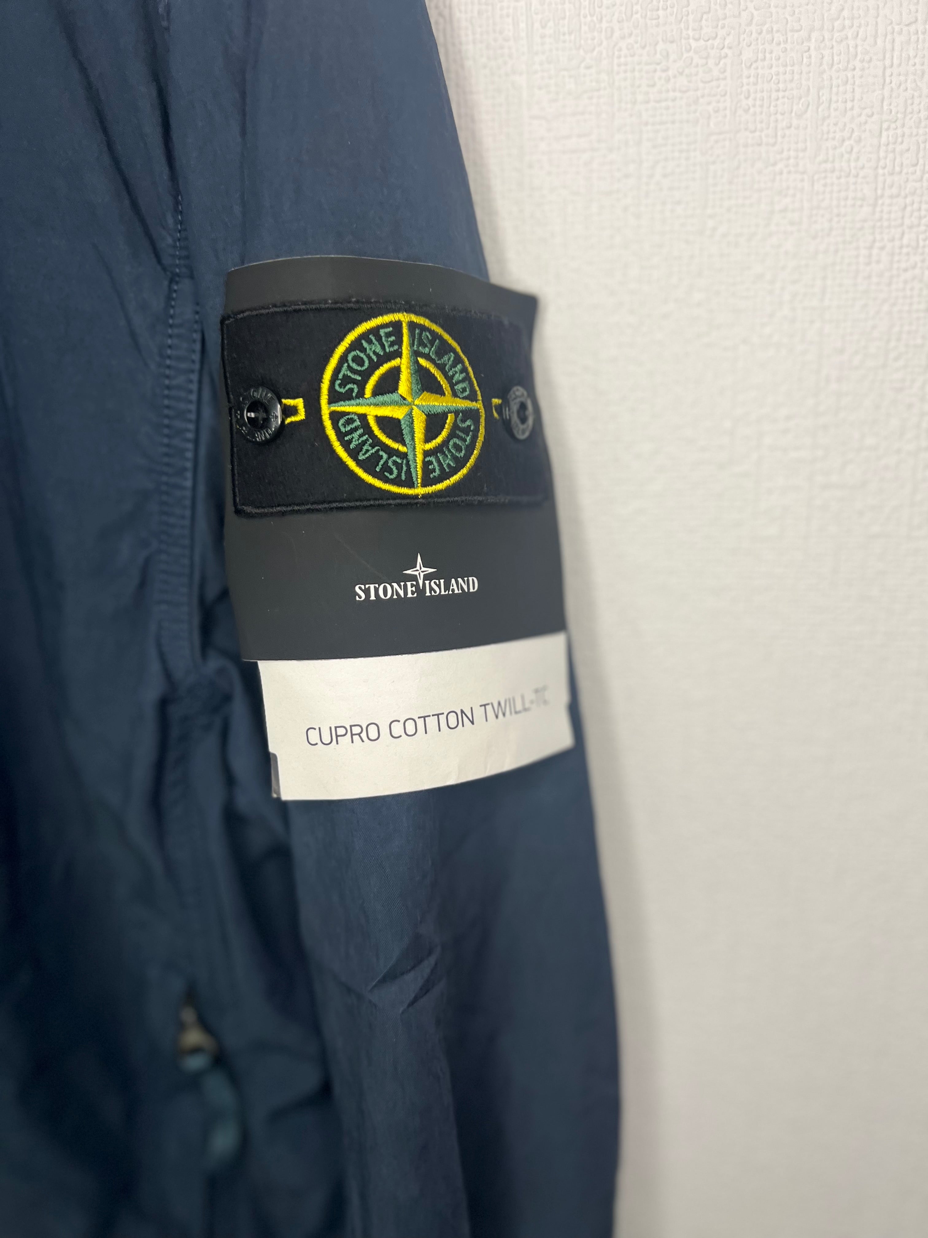 Stone Island Cupro Cotton Twill Jacket