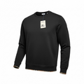 Burberry Fawson Sweater with check trim in Black