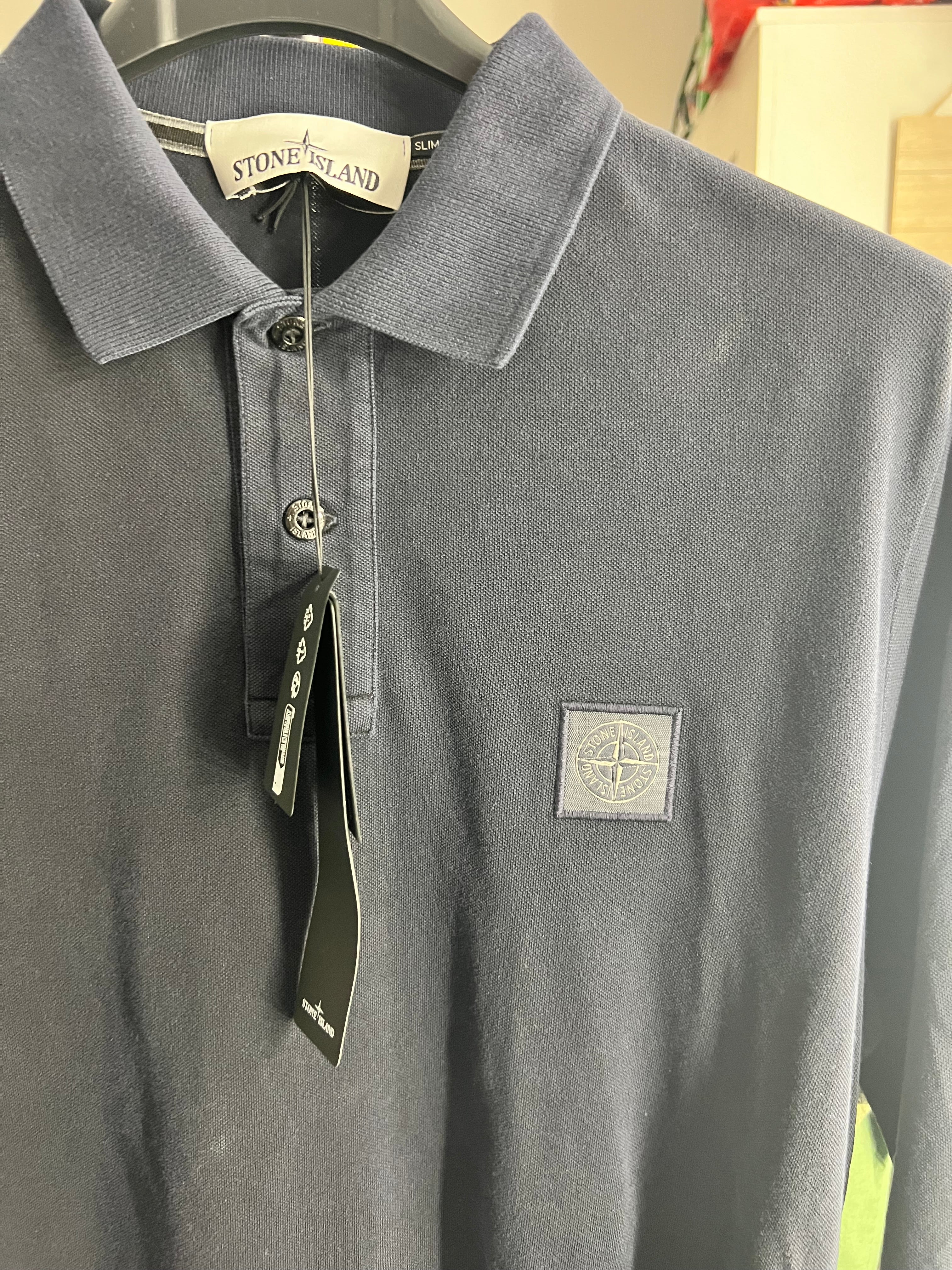 Stone Island Long Sleeve Polo Shirt