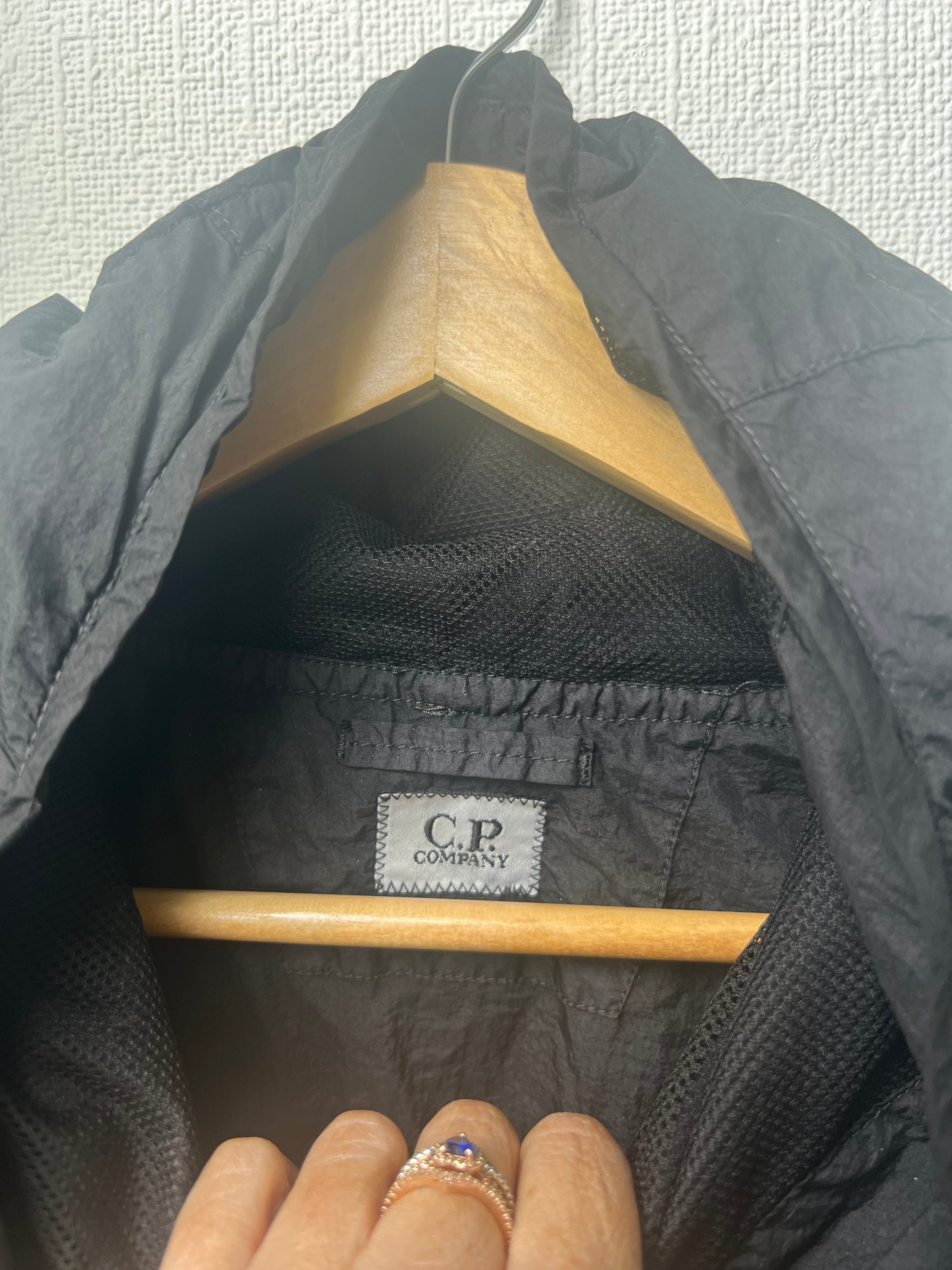 CP Company Taylon L Hooded Overshirt Black