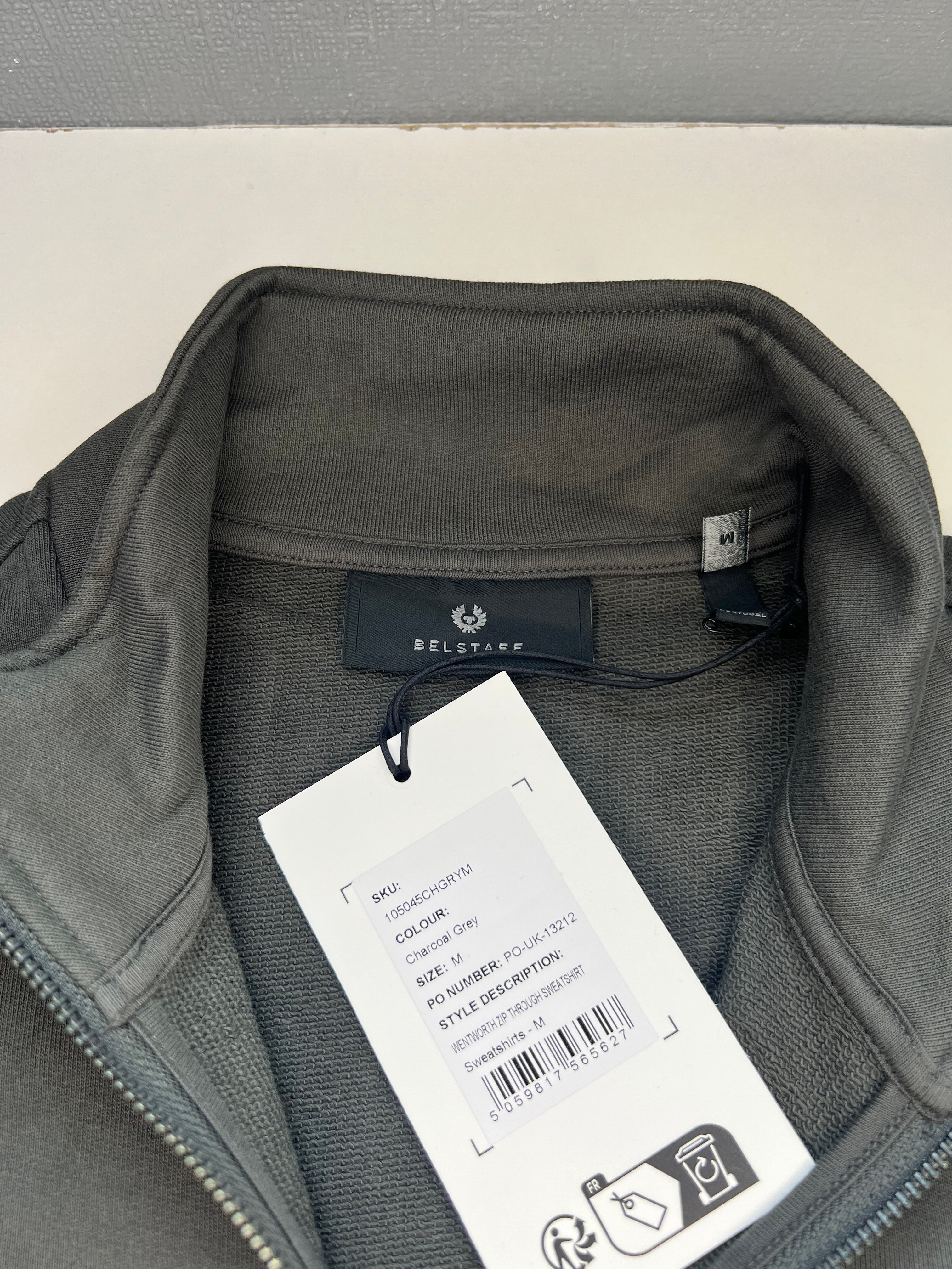 Belstaff Wentworth Zip Through Sweatshirt