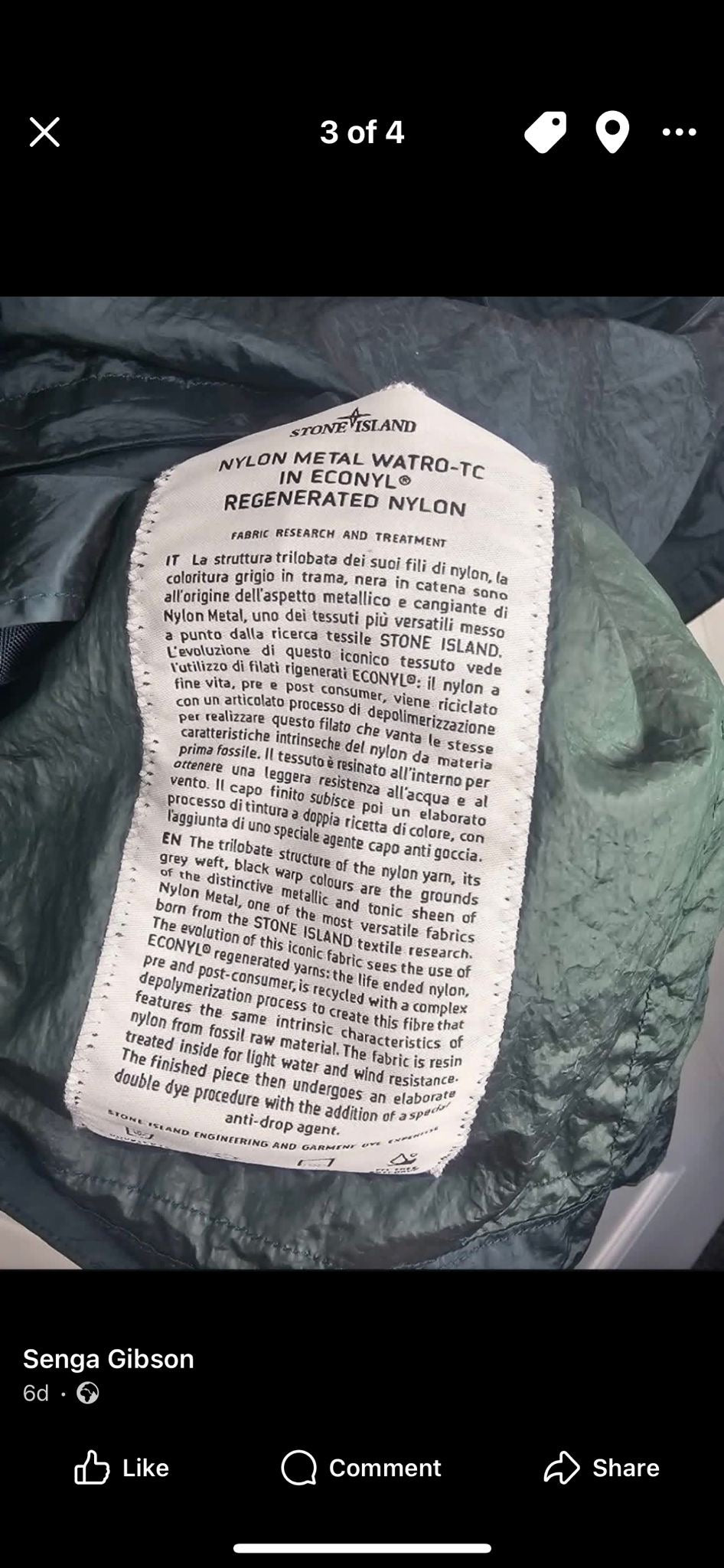 Stone Island Overshirt Jacket