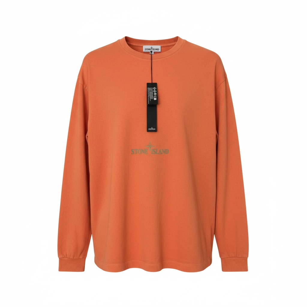 Stone Island - Cotton Jersey Long T-Shirt with Camouflage Print