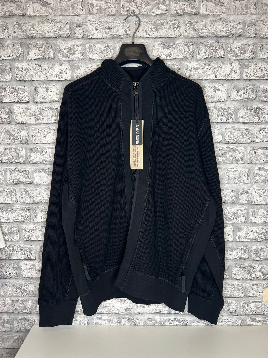 Stone Island Thick Knit Full Zip Up