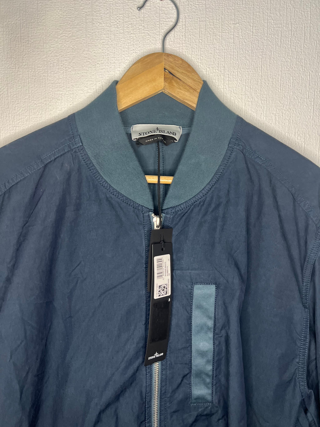 Stone Island Cupro Cotton Twill Jacket