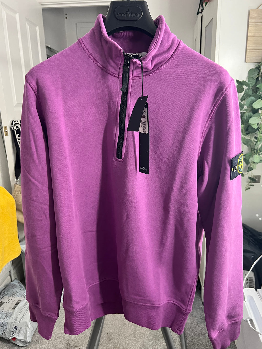 Stone Island Quarter Zip Sweater