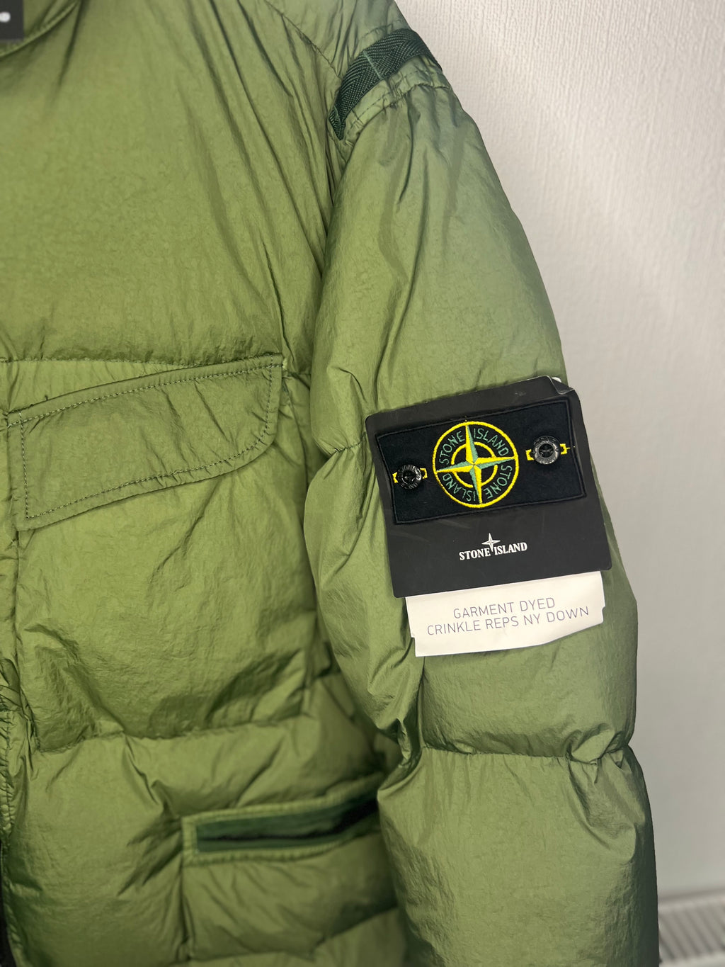 Stone Island Garment Dyed Crinkle Rep NY Down