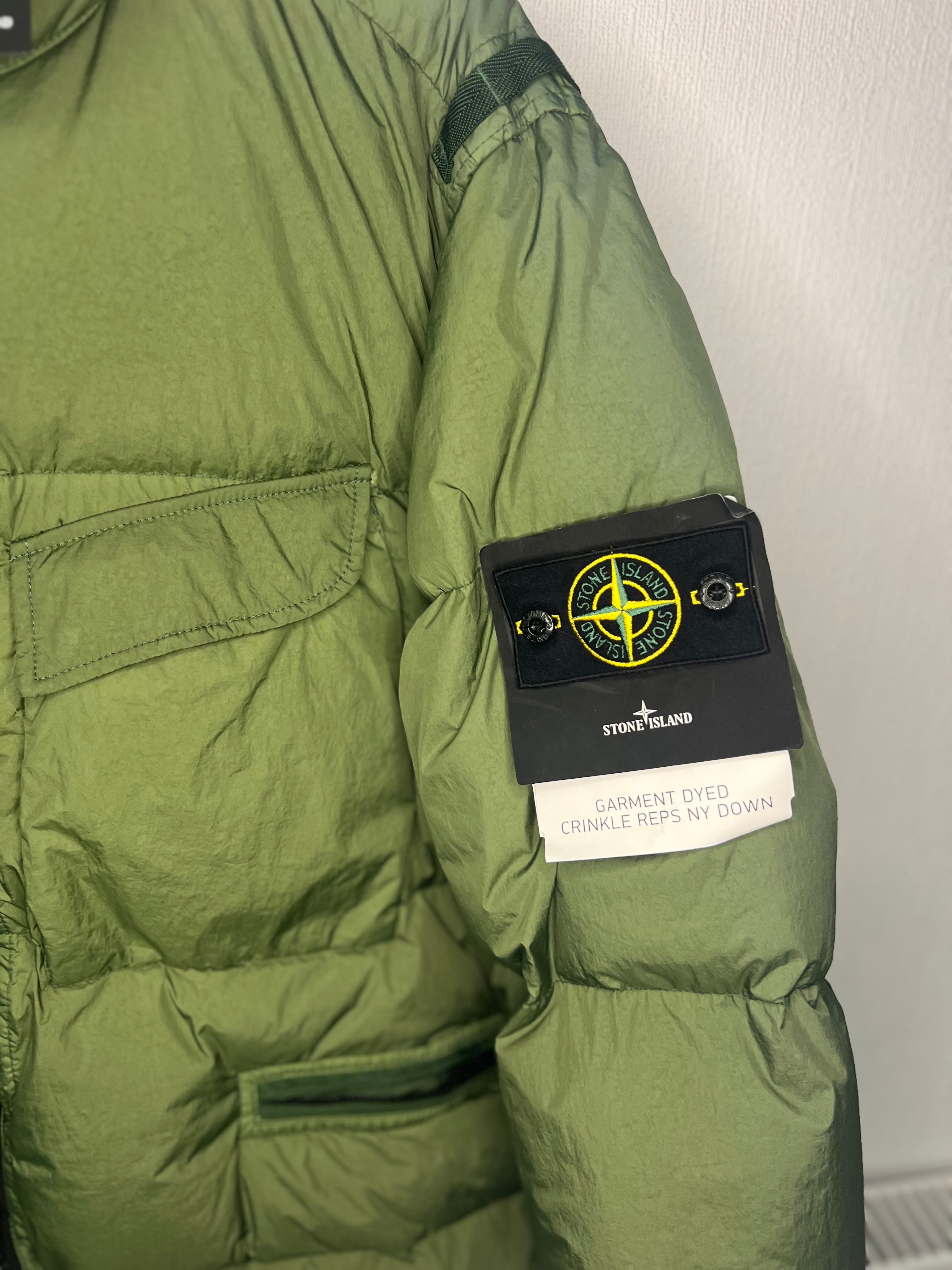 Stone Island Garment Dyed Crinkle Rep NY Down
