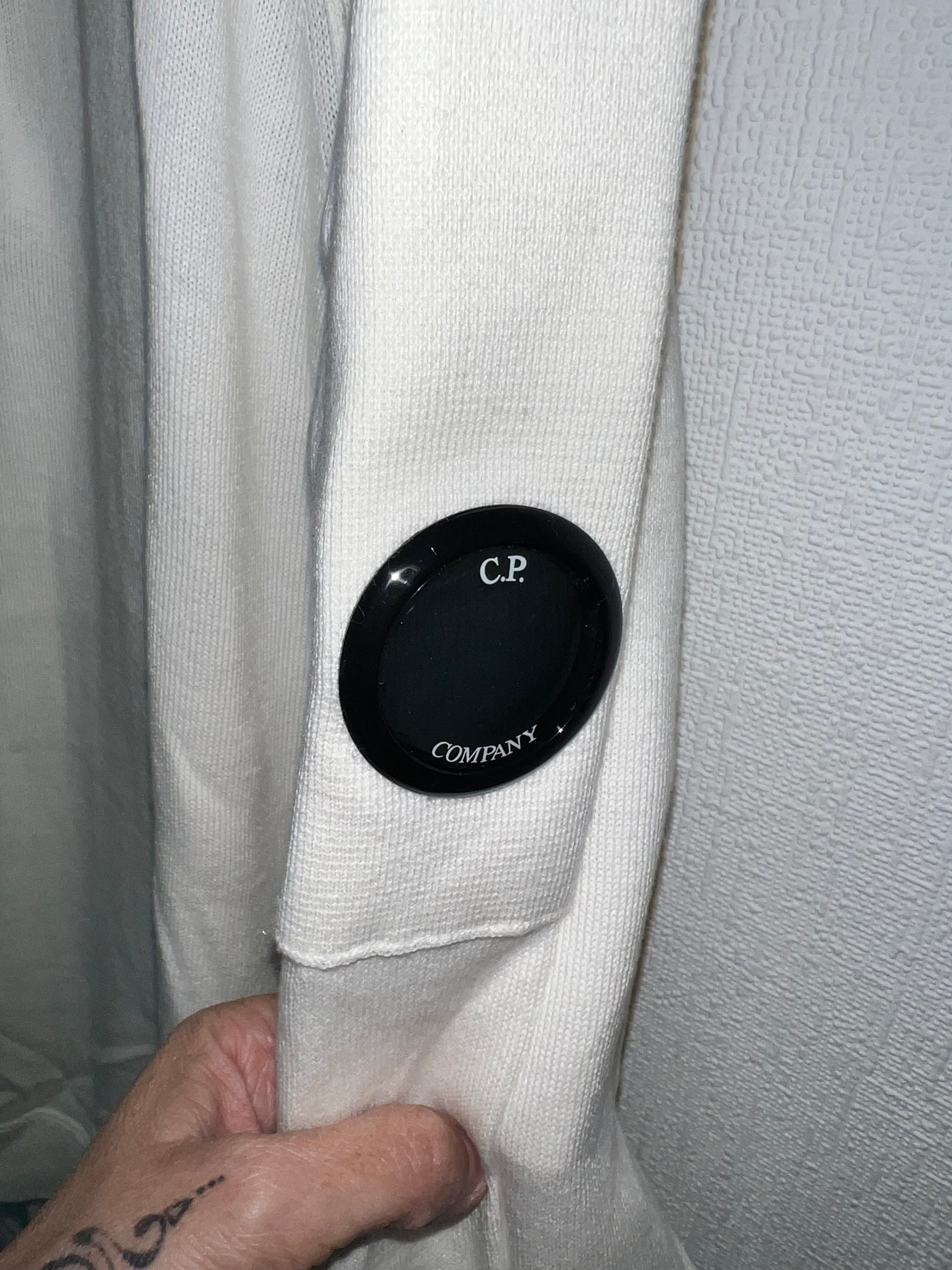 CP Company Quarter Zip Fine Knit Top