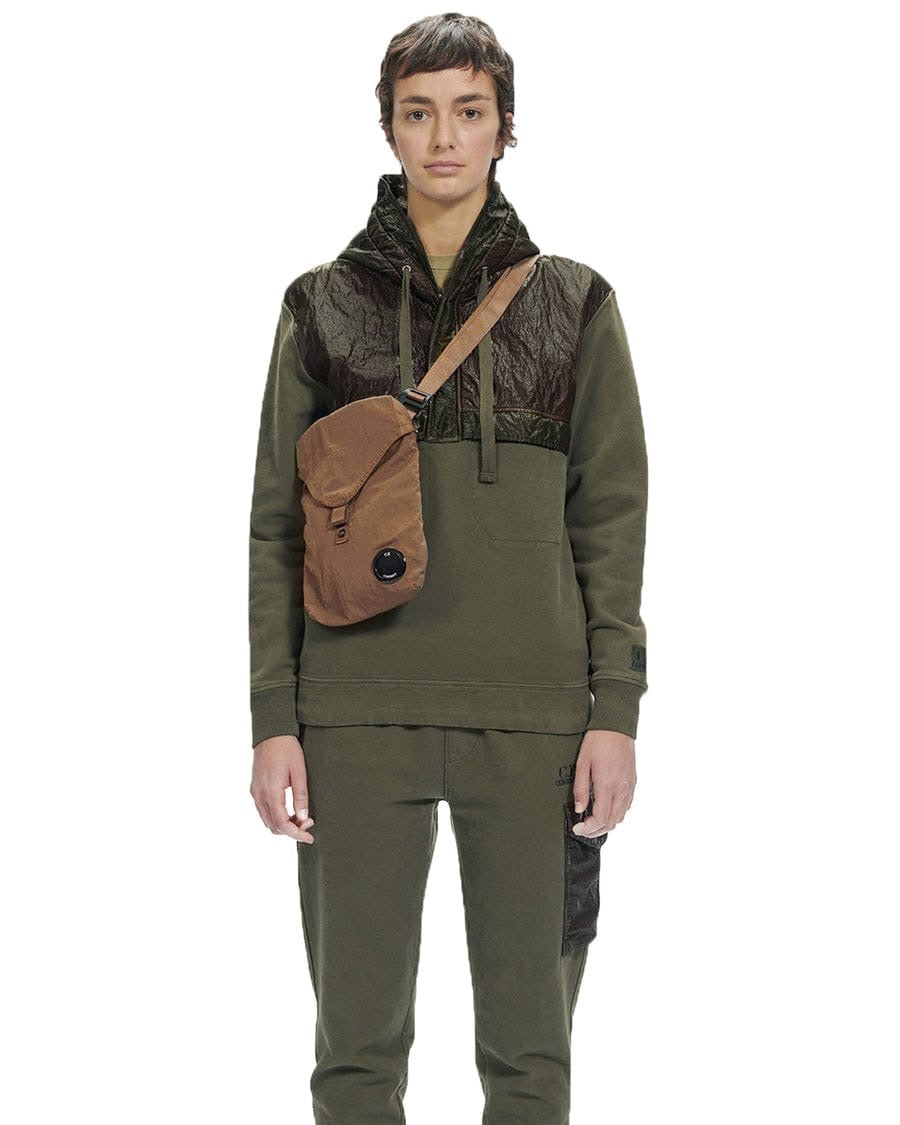 CP Company Hooded Diagonal Fleece Sweat.