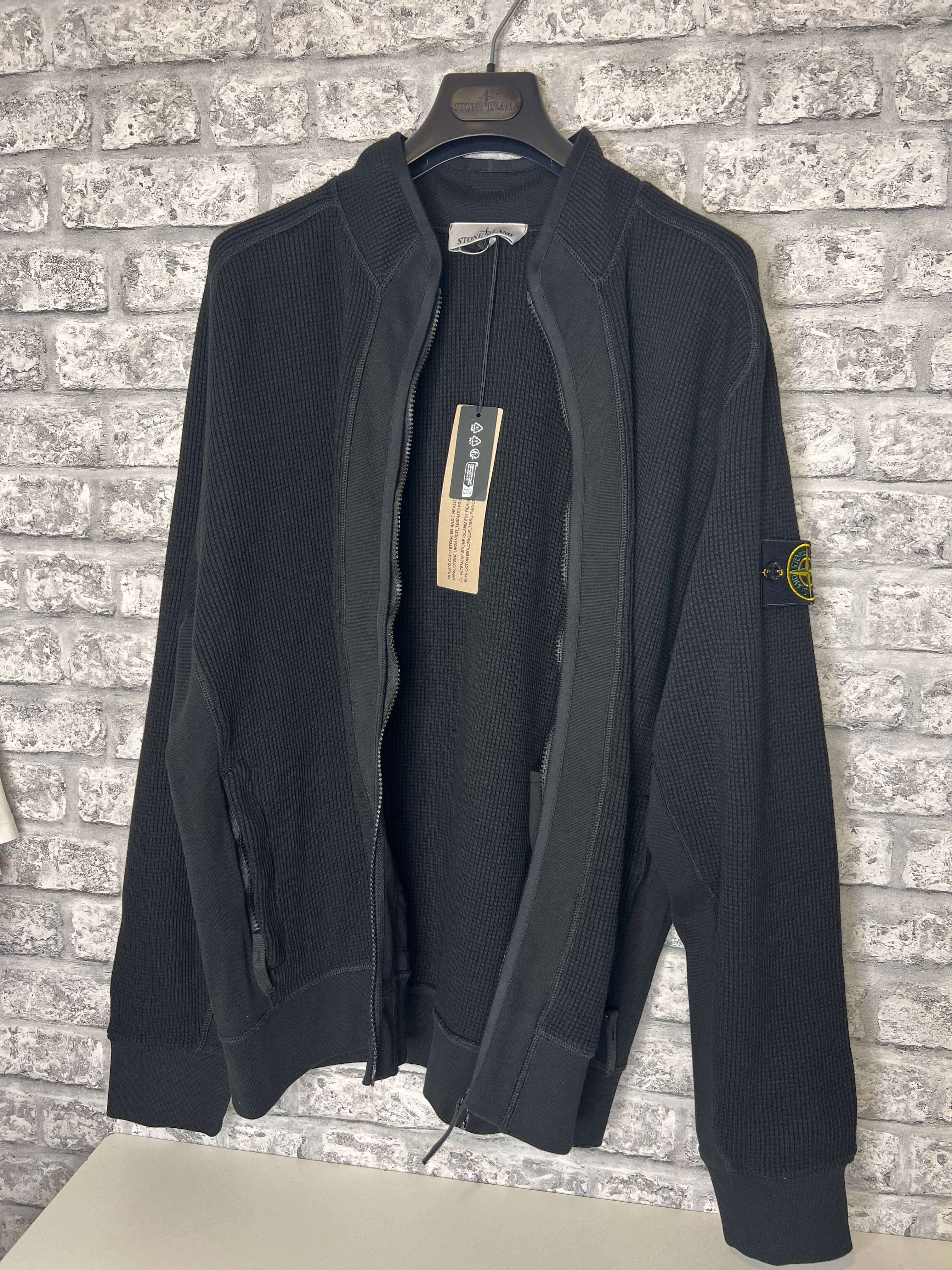 Stone Island Thick Knit Full Zip Up