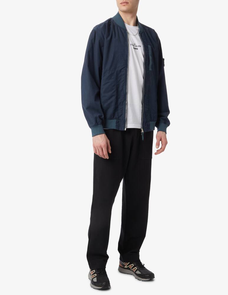 Stone Island Cupro Cotton Twill Jacket