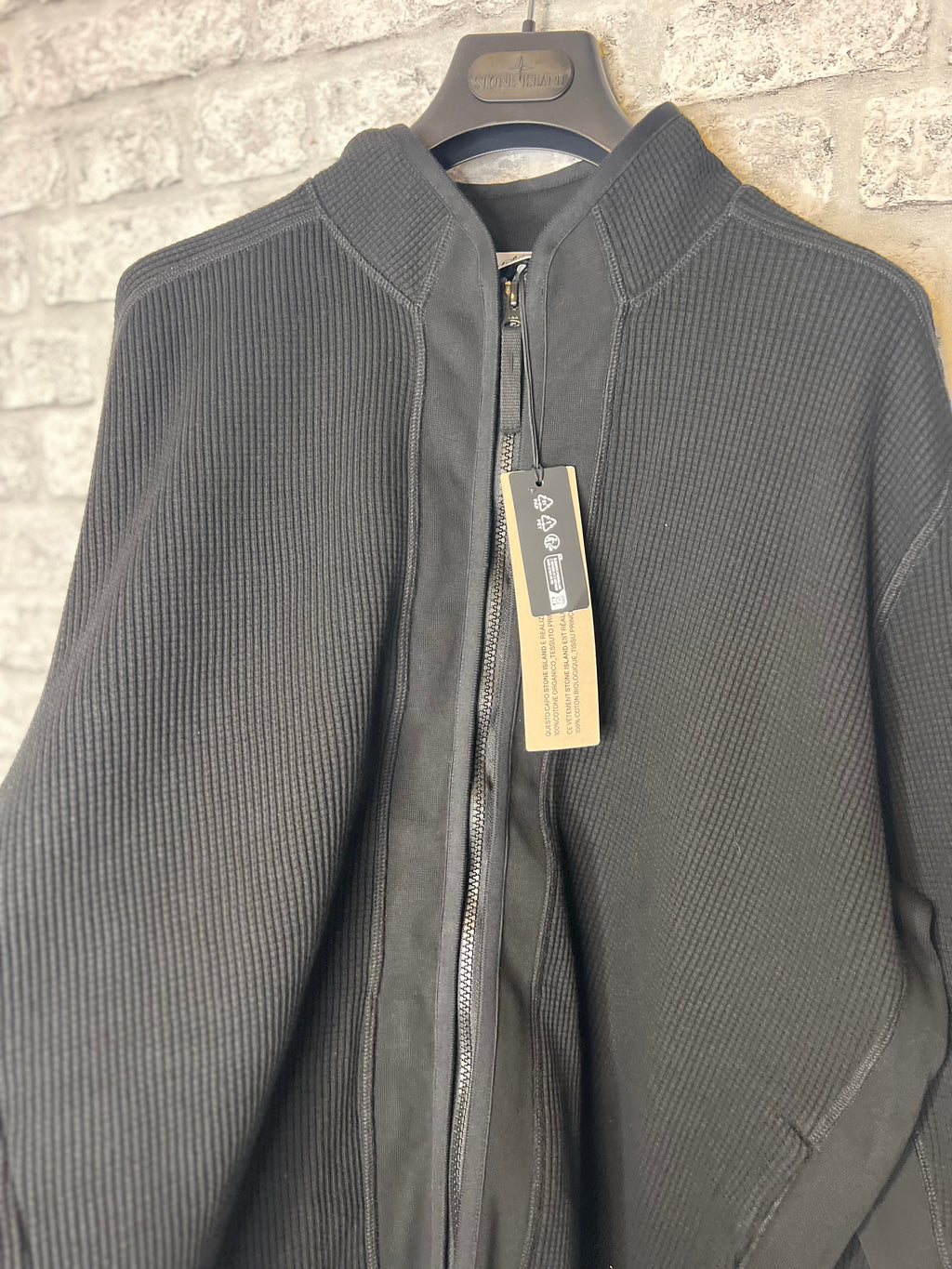 Stone Island Thick Knit Full Zip Up