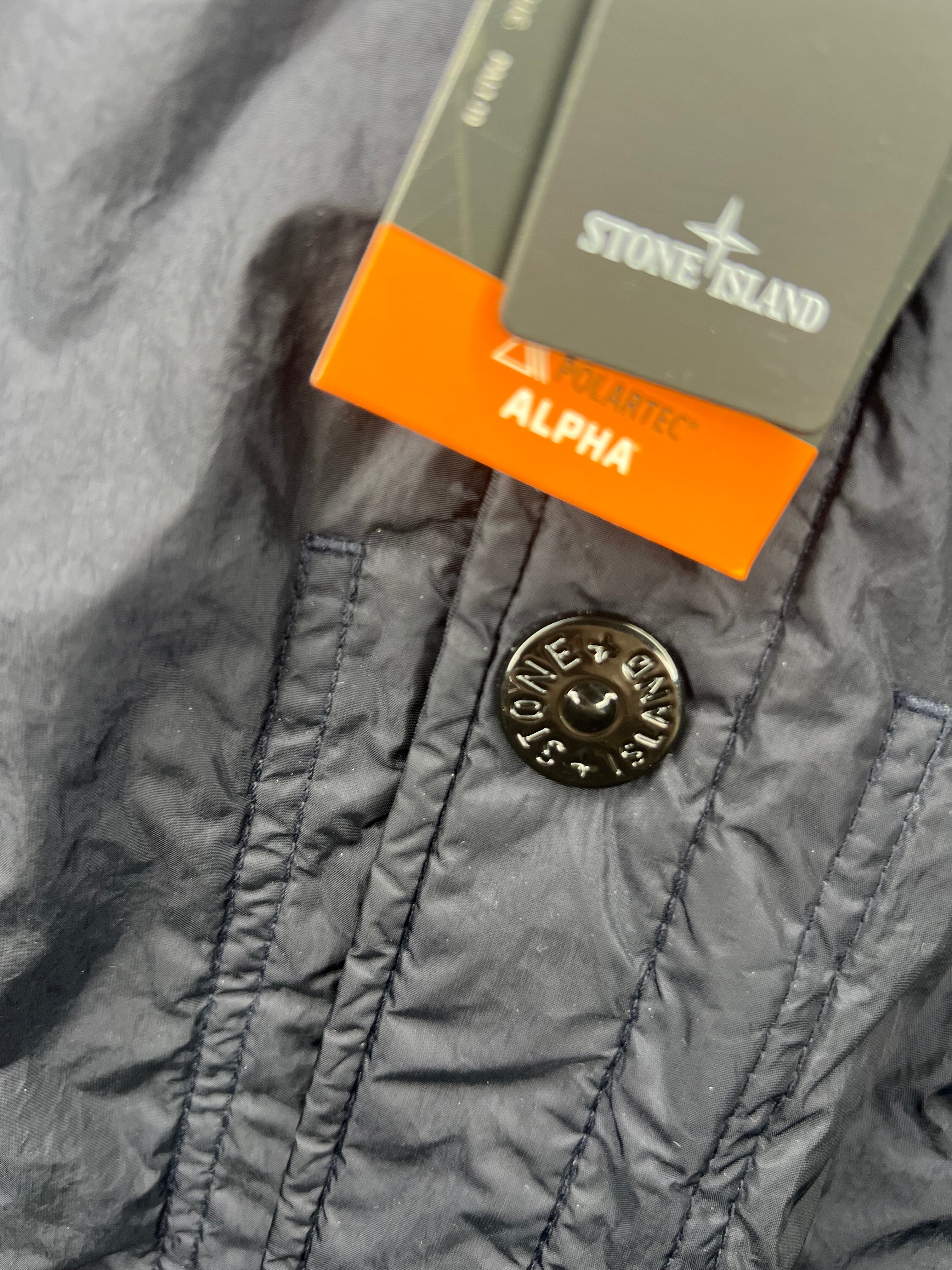 Stone Island 
Garment Dyed Crinkle Reps NY with Polartec Alpha Technology jacket