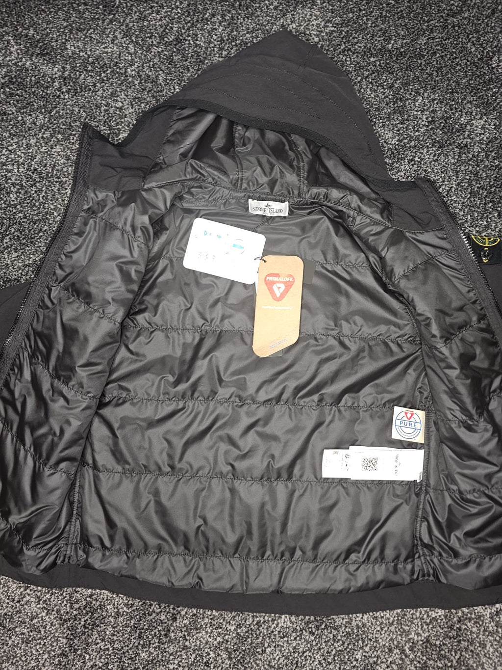 Stone Island Junior Softshell with Primaloft Insulation Jacket - kids