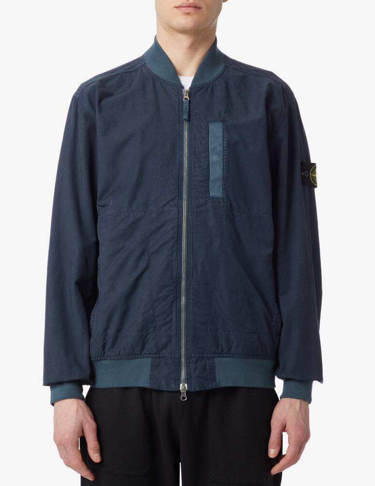 Stone Island Cupro Cotton Twill Jacket