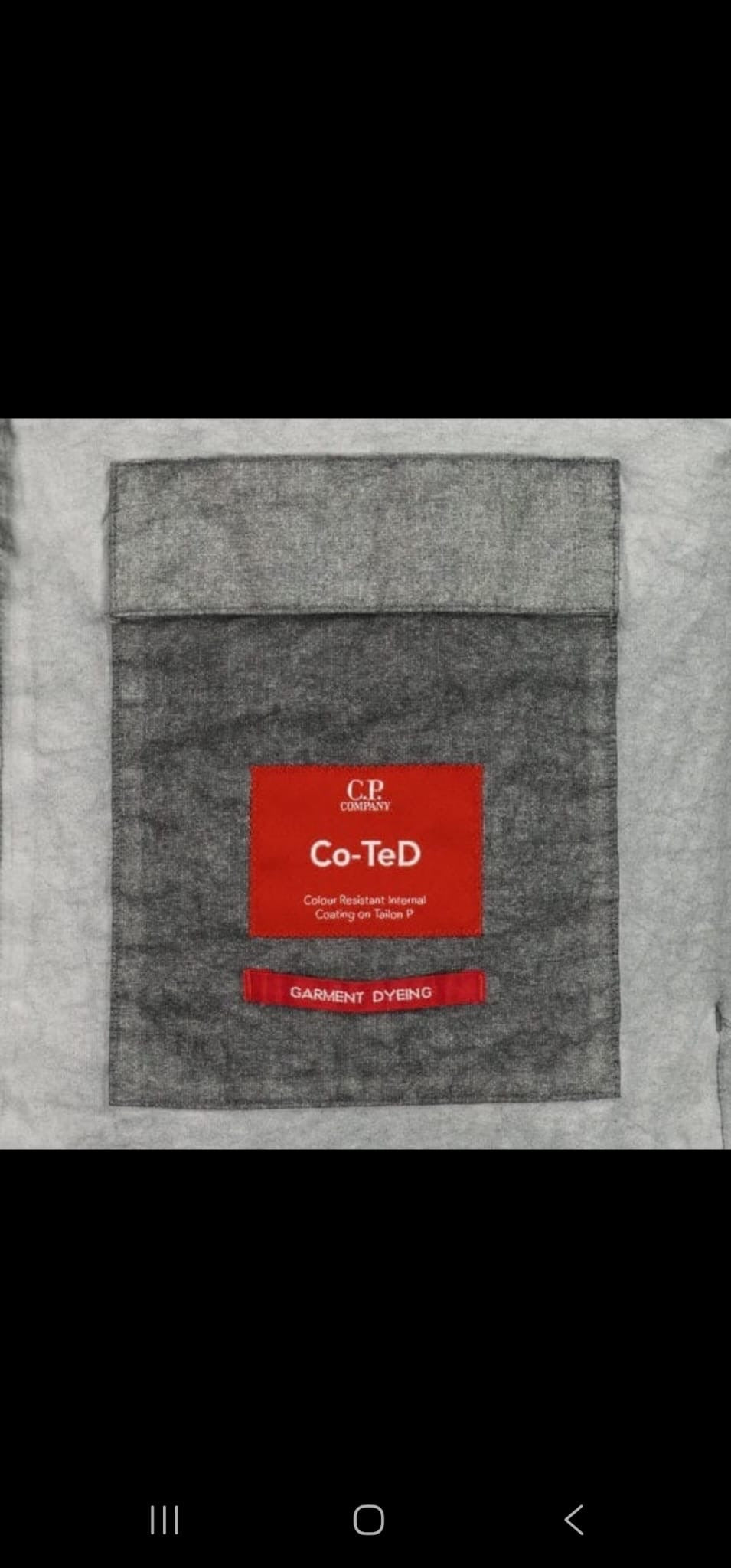 CP Company Metropolis Co-Ted Jacket in Dark Shadow Grey