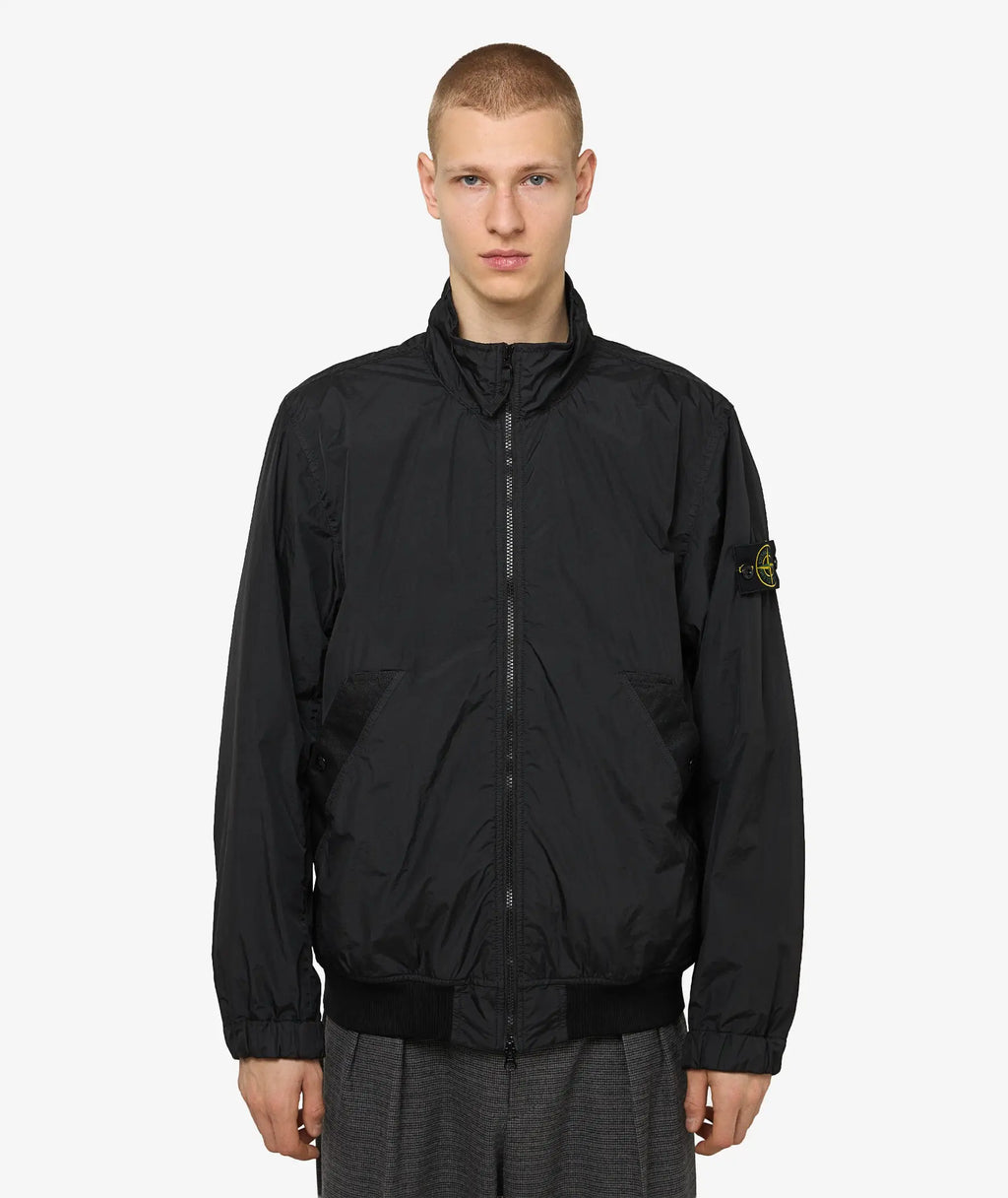 Stone Island 
Garment Dyed Crinkle Reps NY Jacket