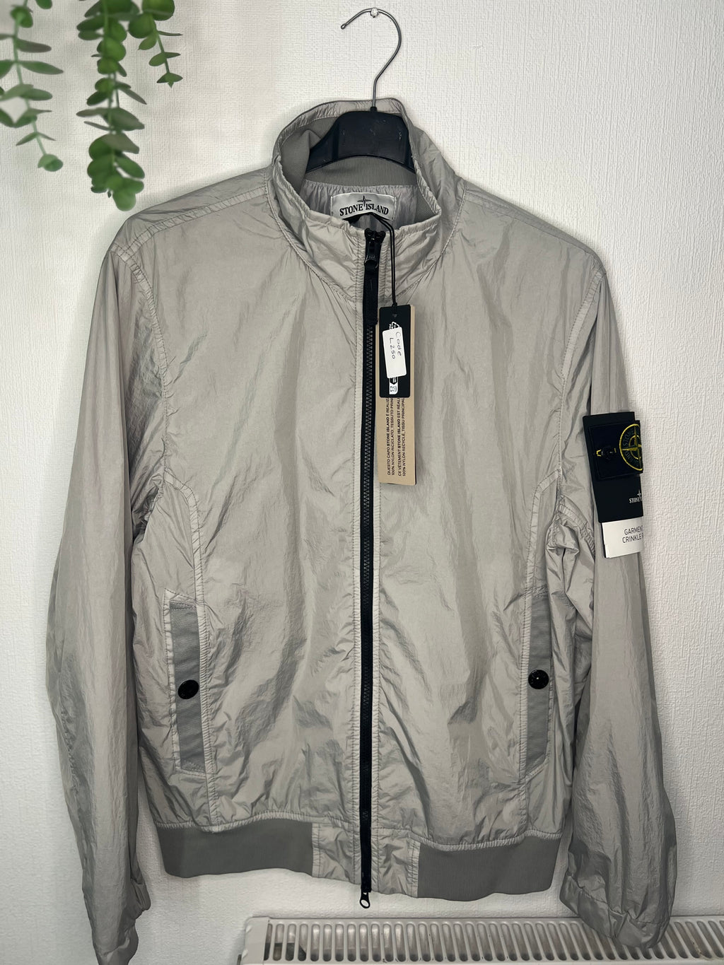 Stone Island Garment Dyed Crinkle Reps NY Jacket