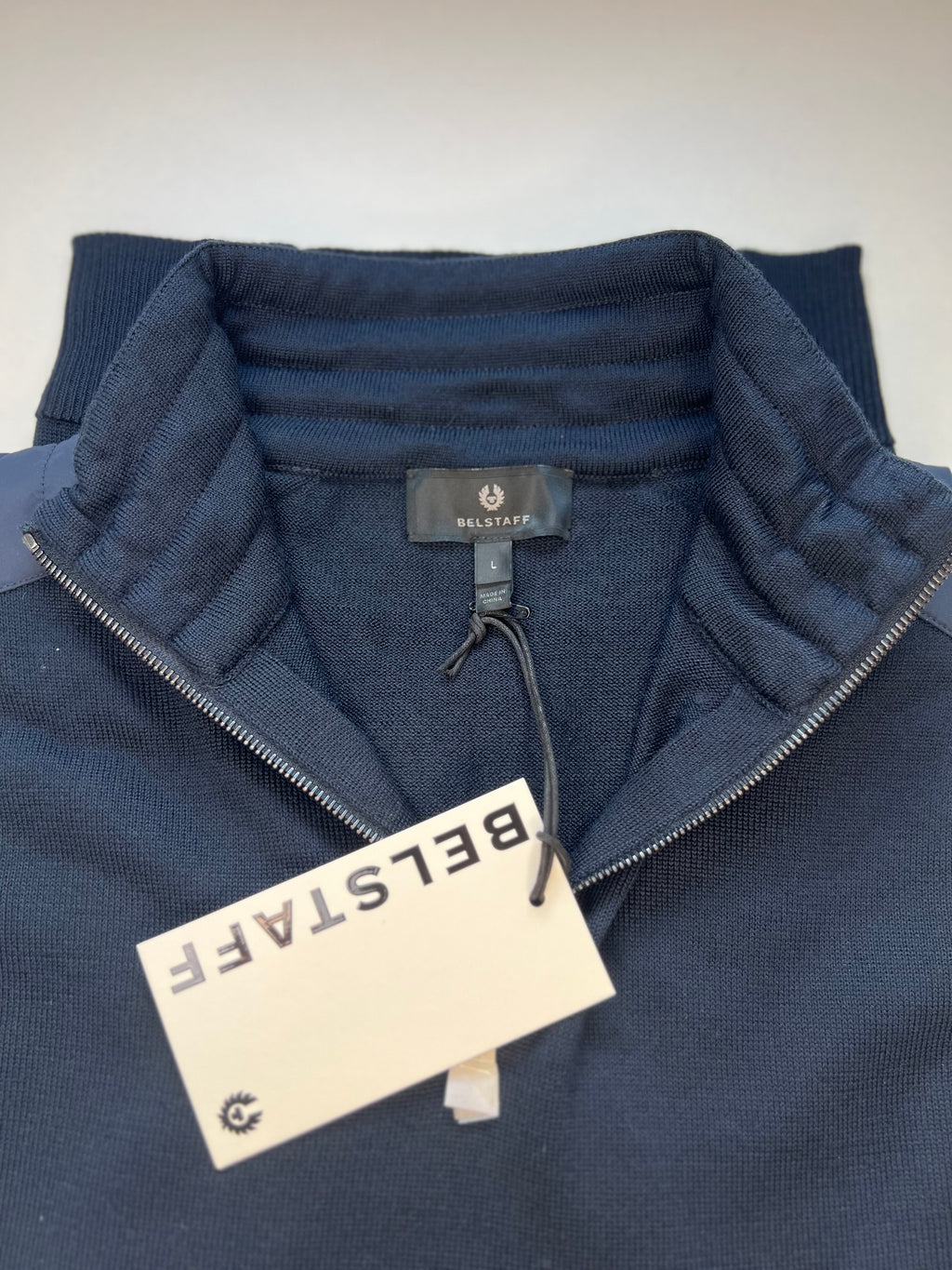 Belstaff Kenford Quarter Zip Jumper