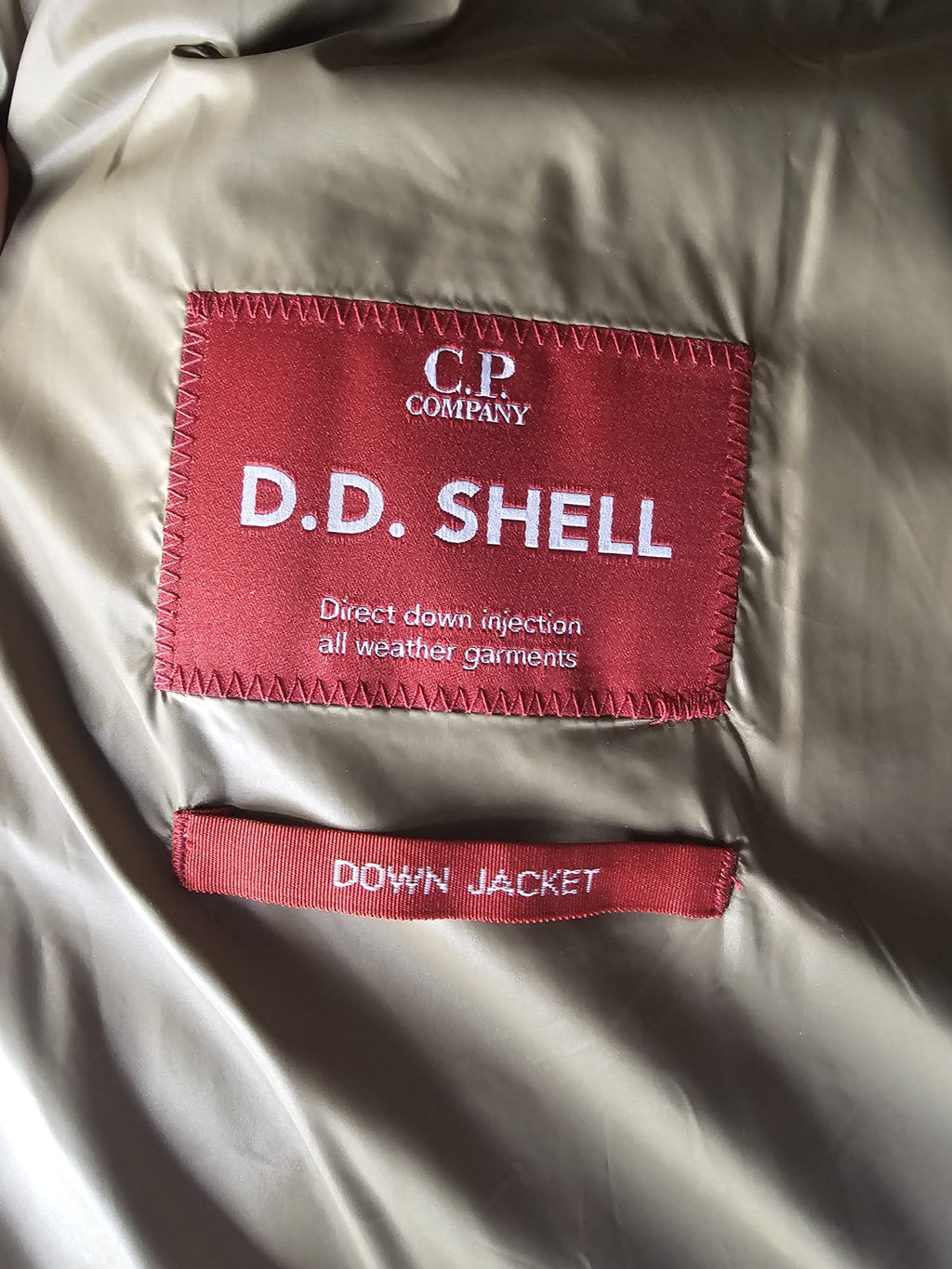 CP Company D.D Shell Down Parka with arm lens