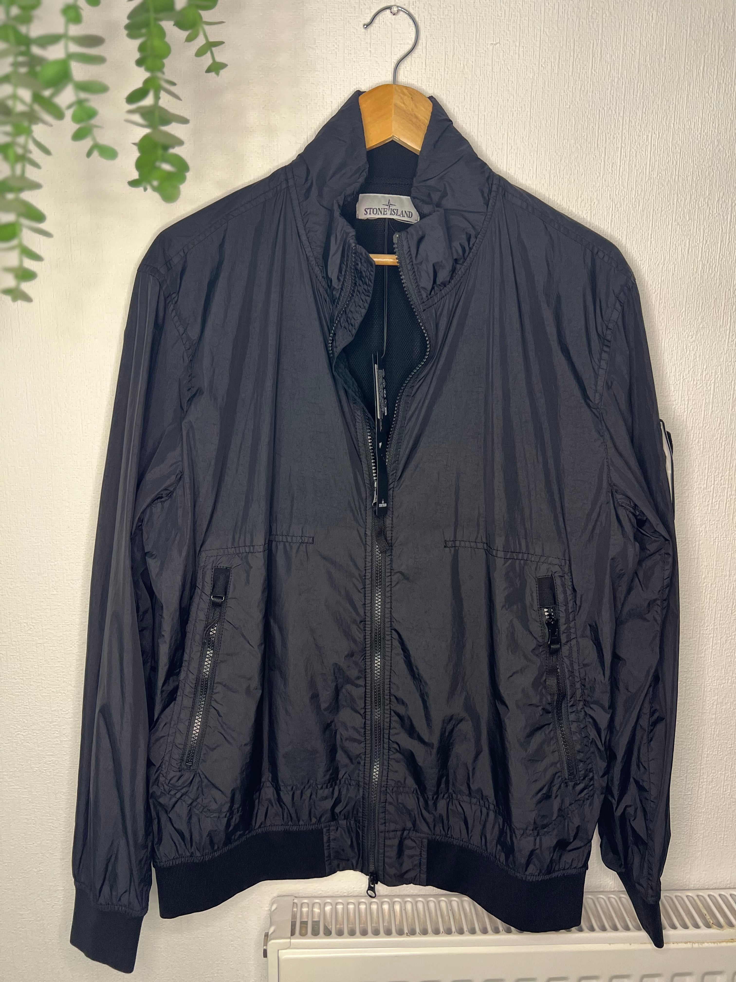 Stone Island 
Garment Dyed Crinkle Reps NY Jacket