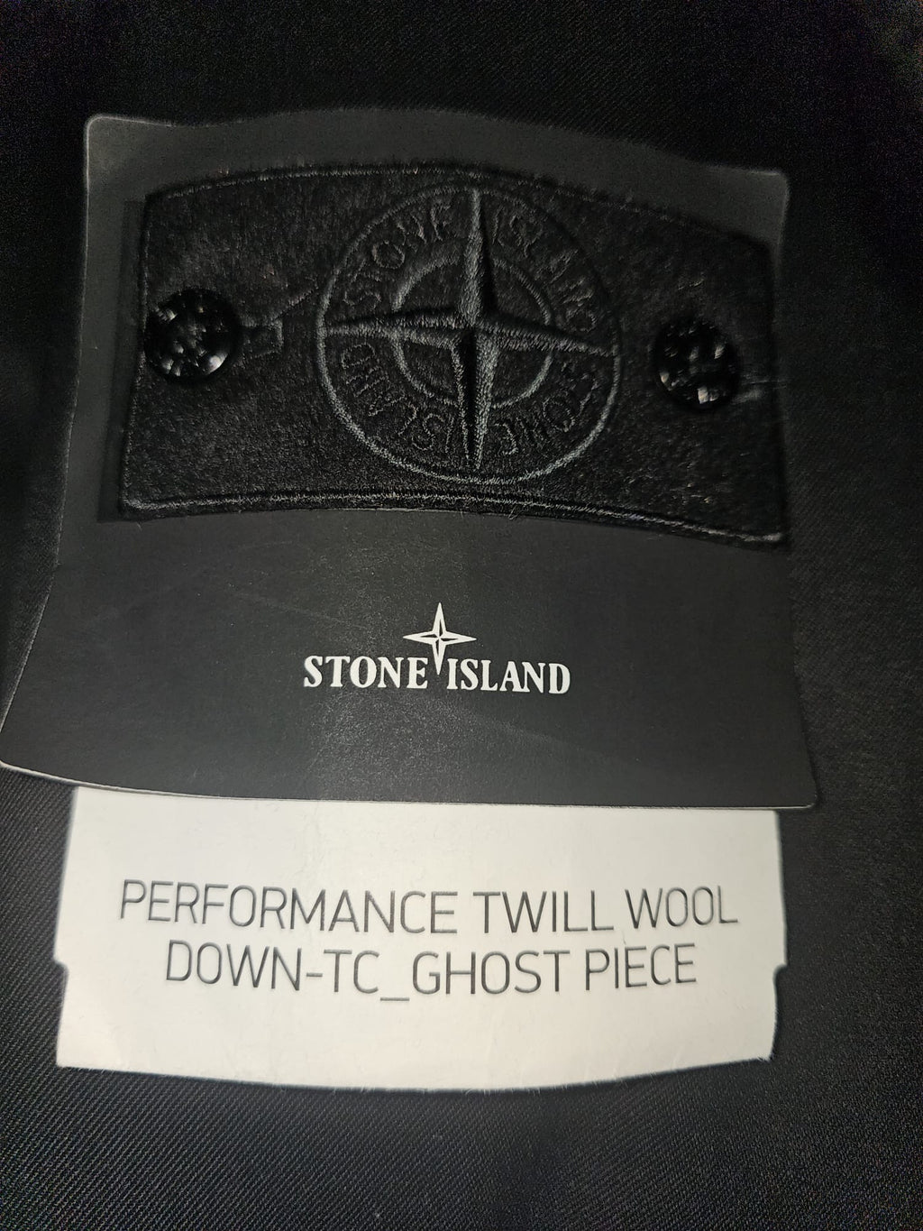 Stone Island Performance Twill Wool Down-TC Ghost Piece Coat