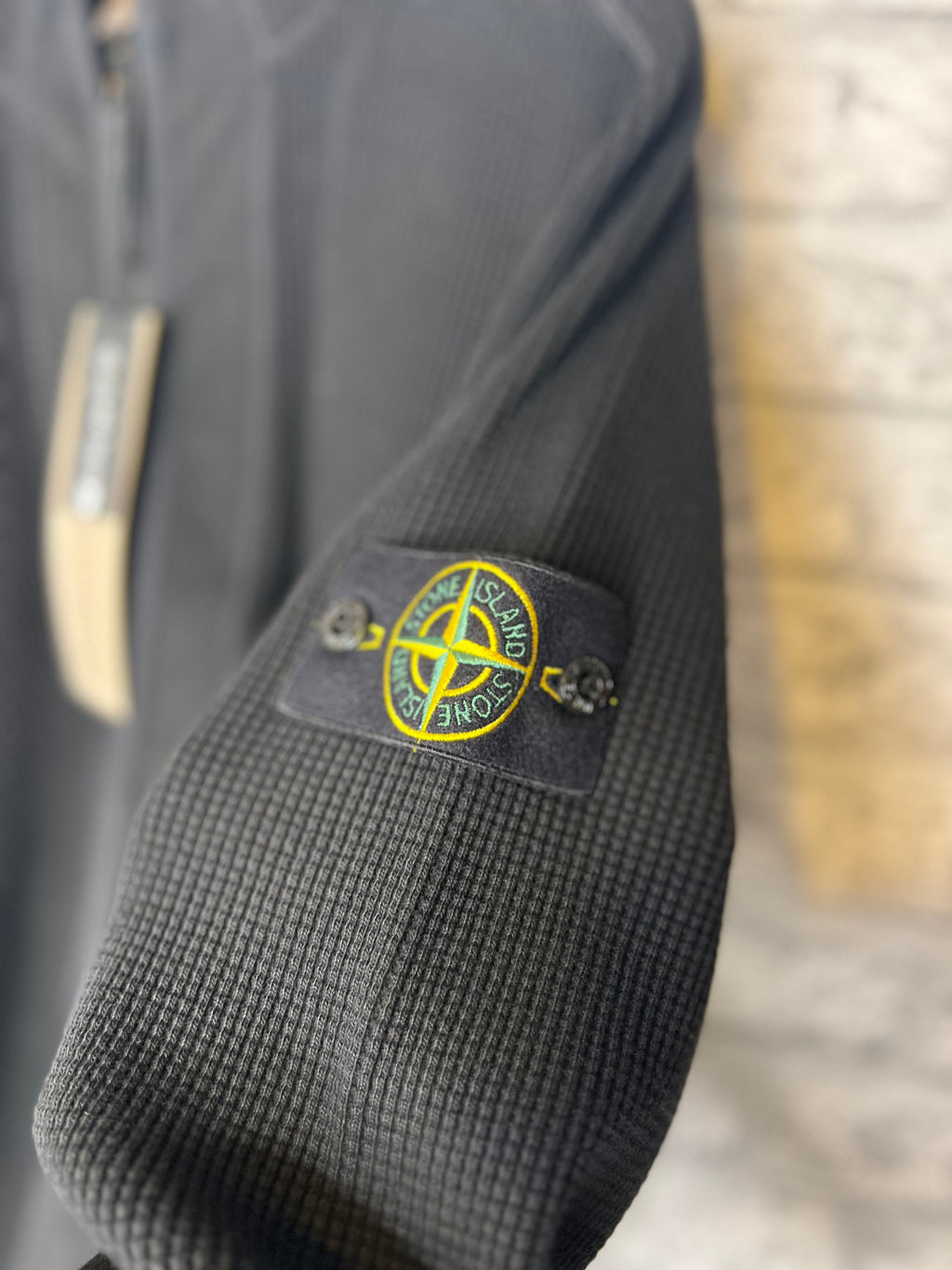 Stone Island Thick Knit Full Zip Up