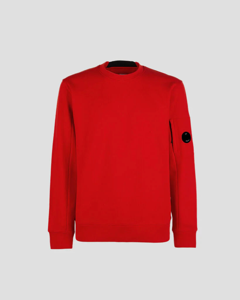 CP COMPANY DIAGONAL RAISED LENS SWEATSHIRT