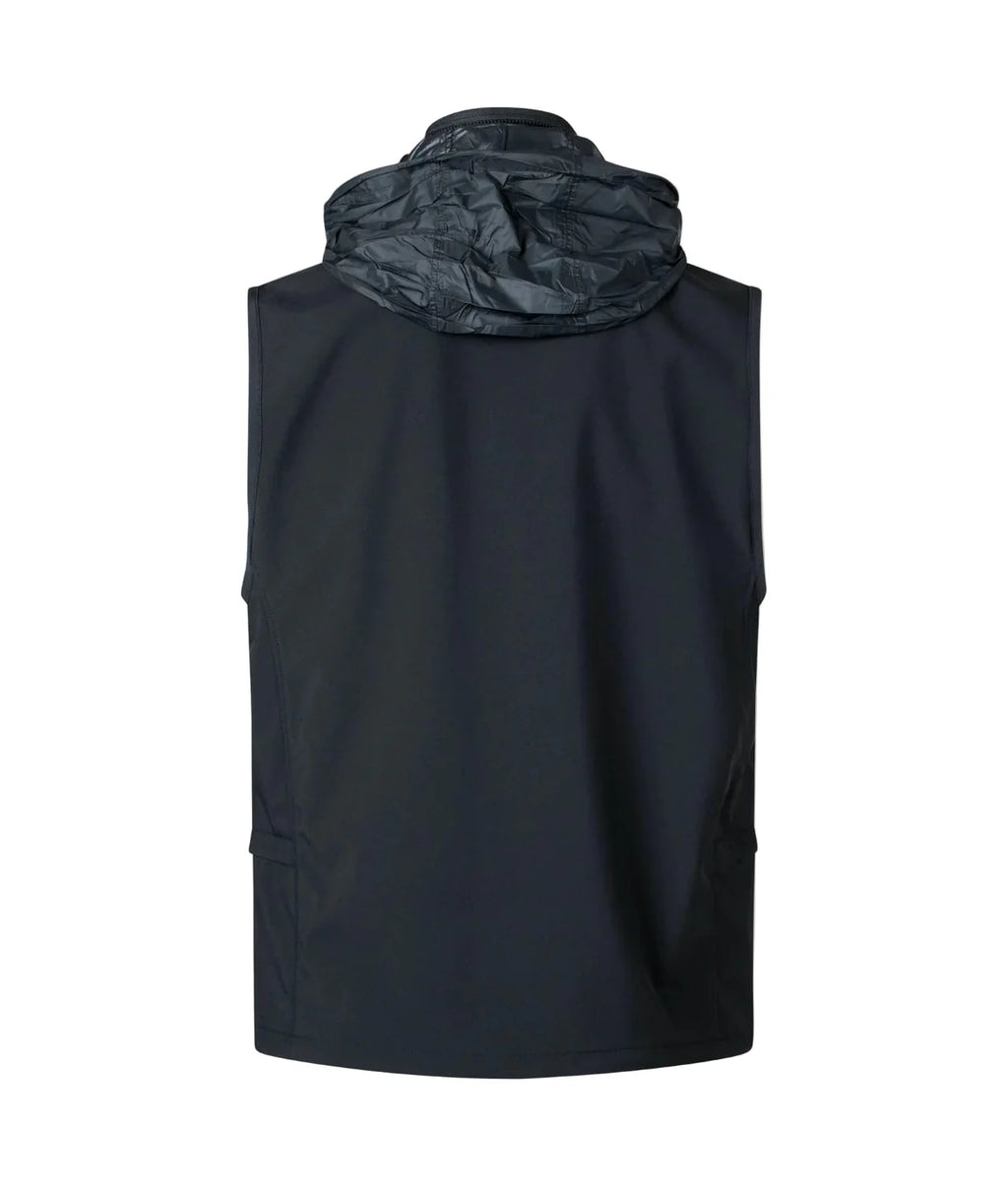 CP COMPANY SHELL UTILITY LENS GILET