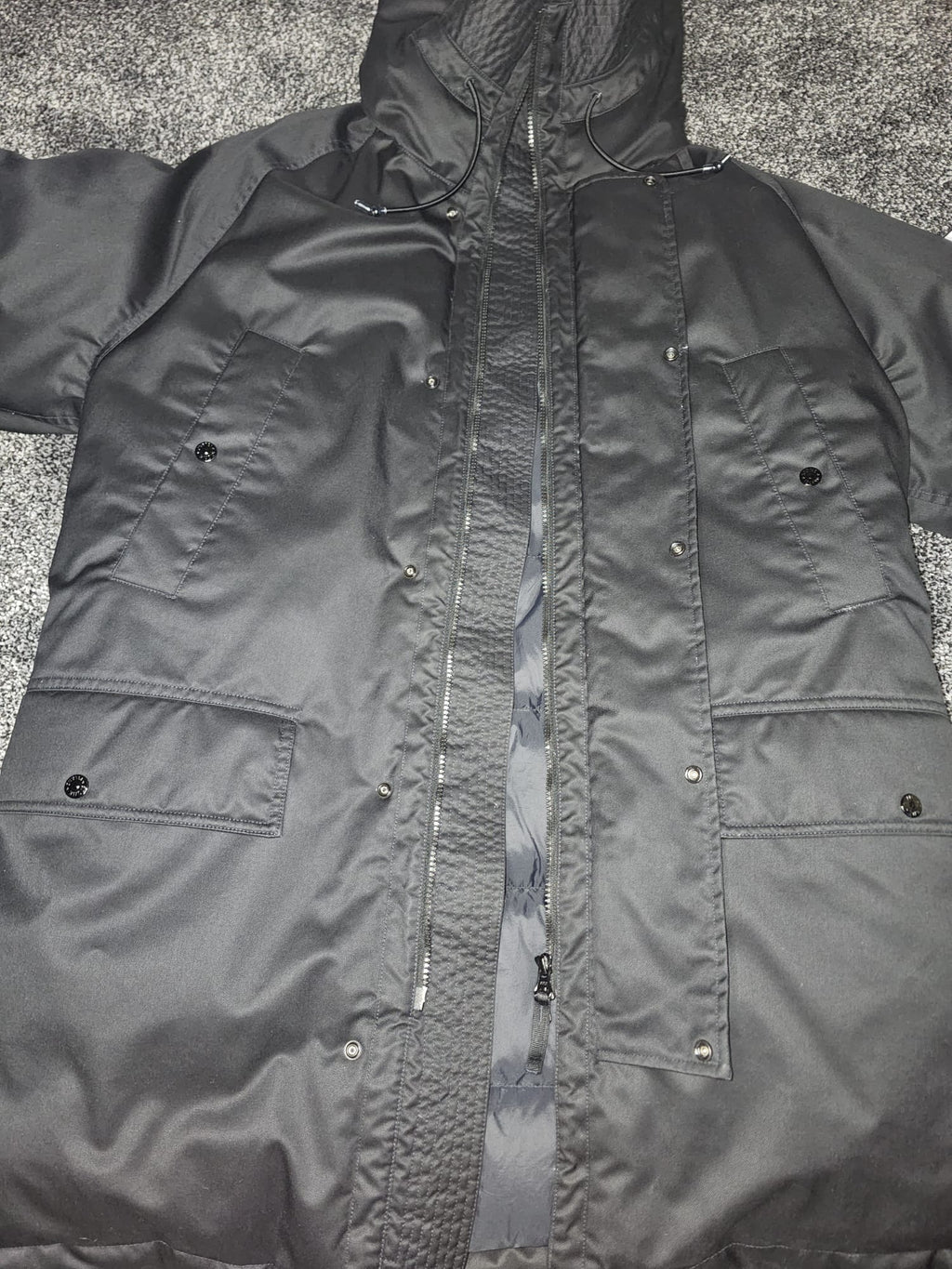 Stone Island Performance Twill Wool Down-TC Ghost Piece Coat