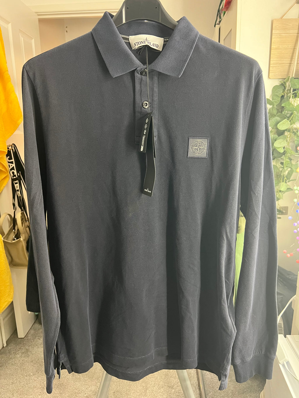 Stone Island Long Sleeve Polo Shirt