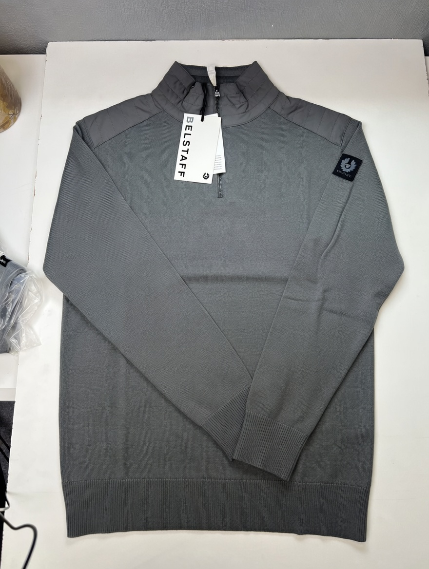 Belstaff Kenford Quarter Zip Jumper