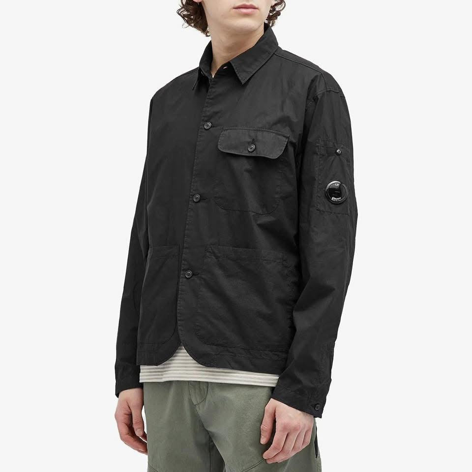CP Company Lens Popeline Workwear Shirt.