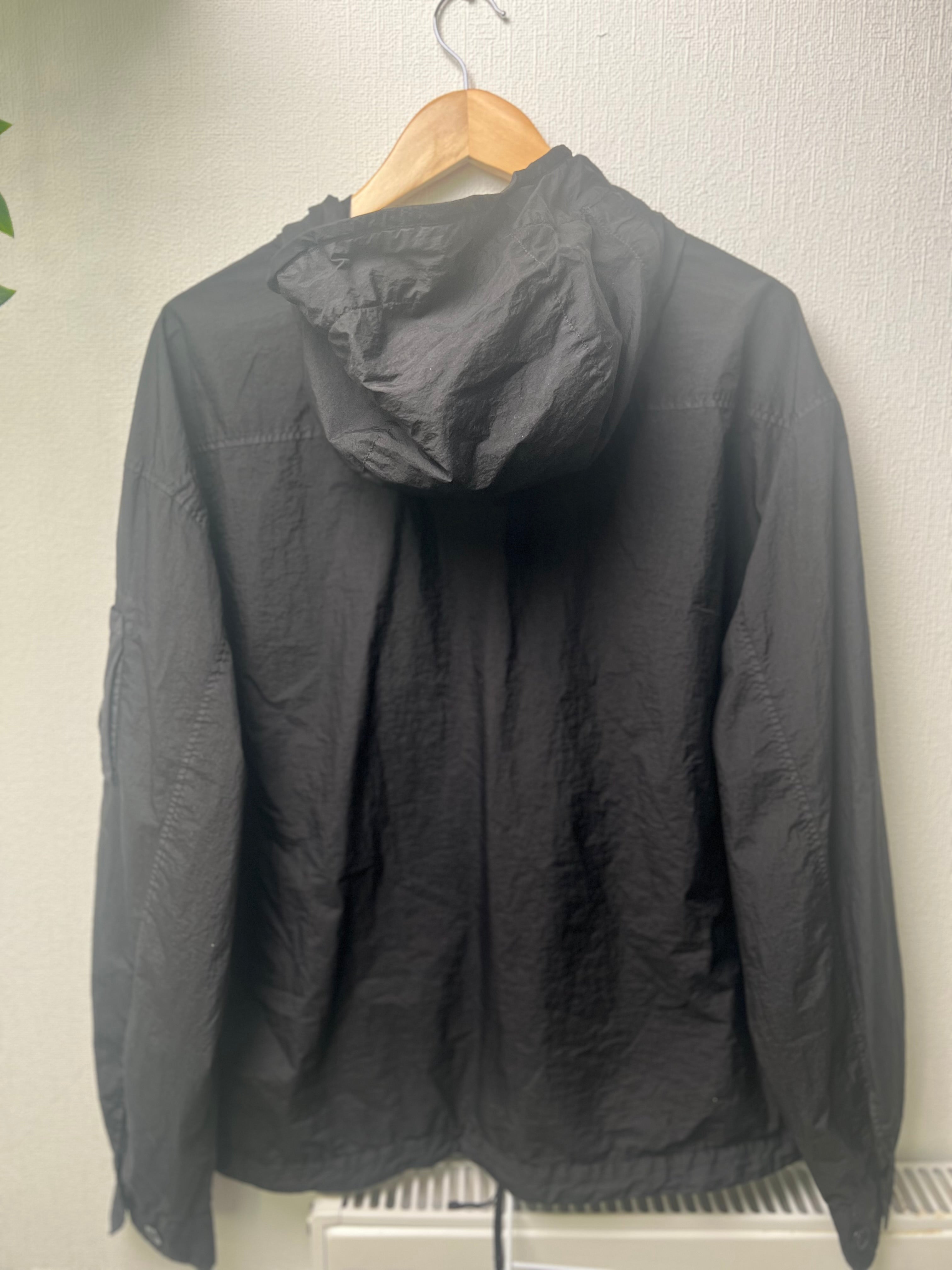 CP Company Taylon L Hooded Overshirt Black