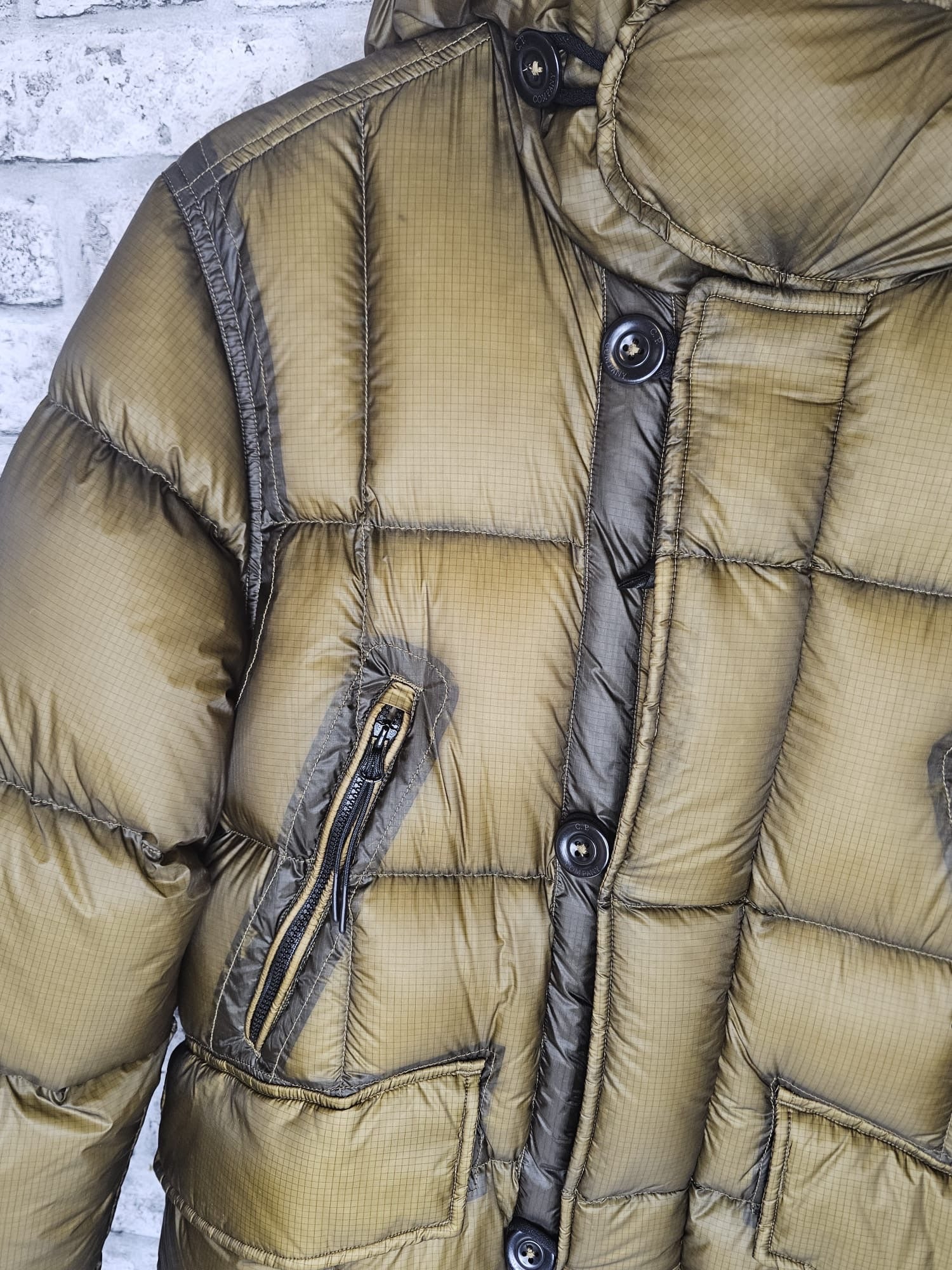 CP Company D.D Shell Down Parka with arm lens