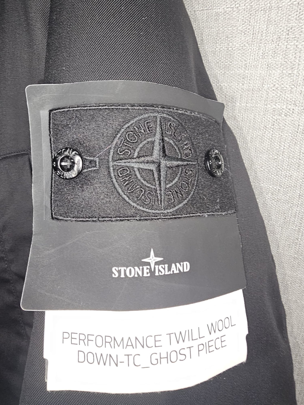 Stone Island Performance Twill Wool Down-TC Ghost Piece Coat