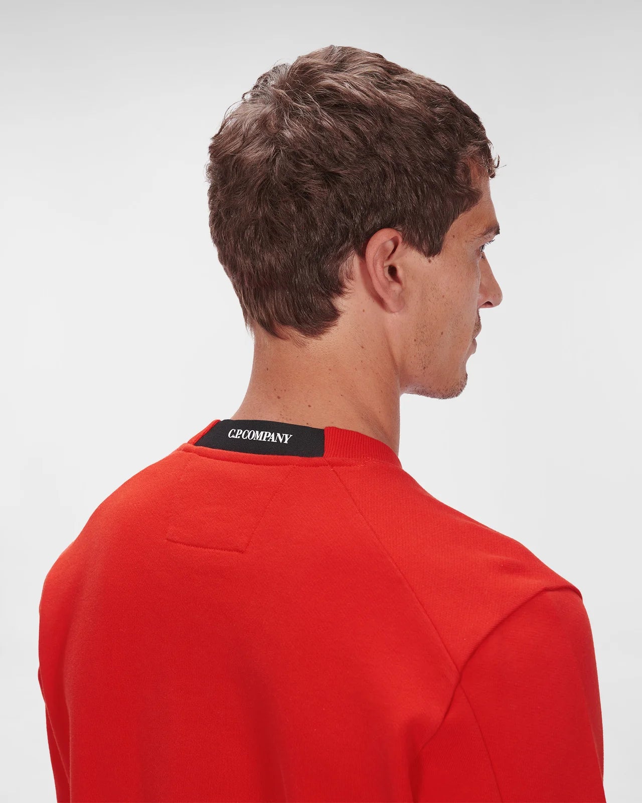 CP COMPANY DIAGONAL RAISED LENS SWEATSHIRT